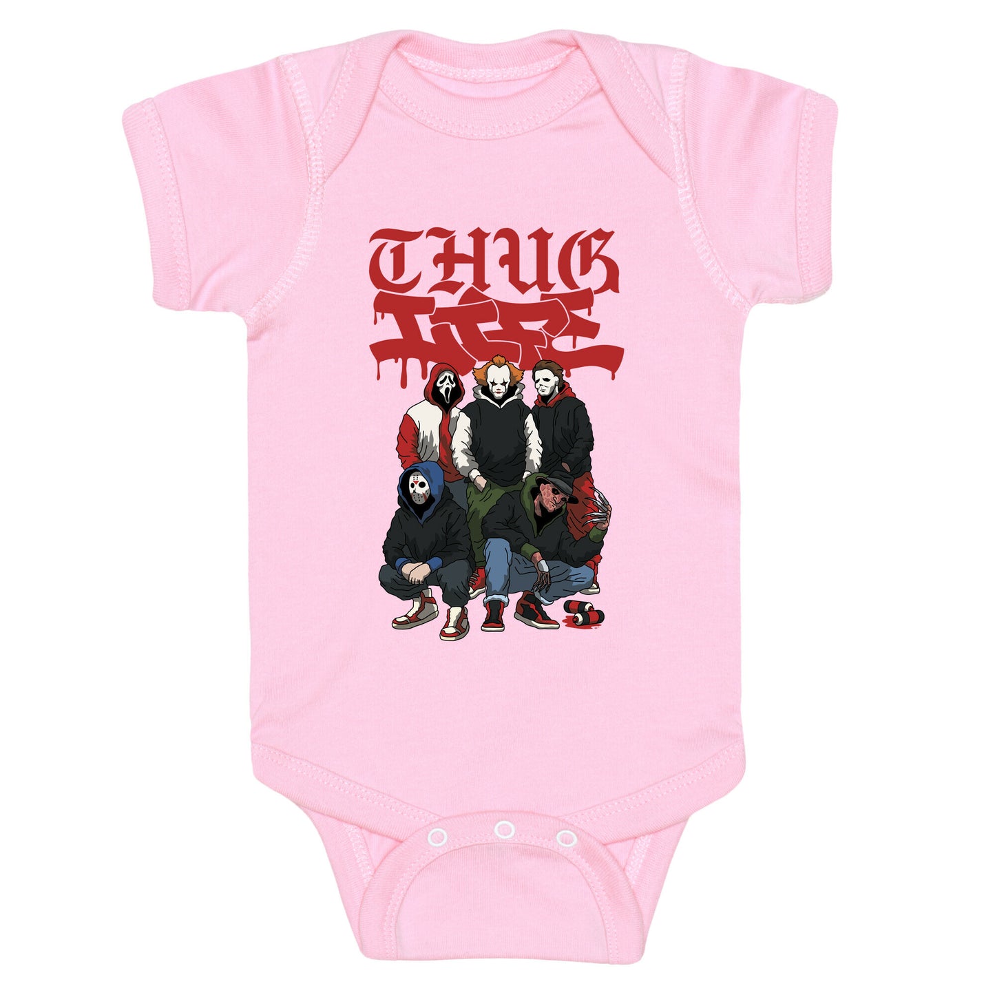 Thug Life Halloween Baby One-Piece