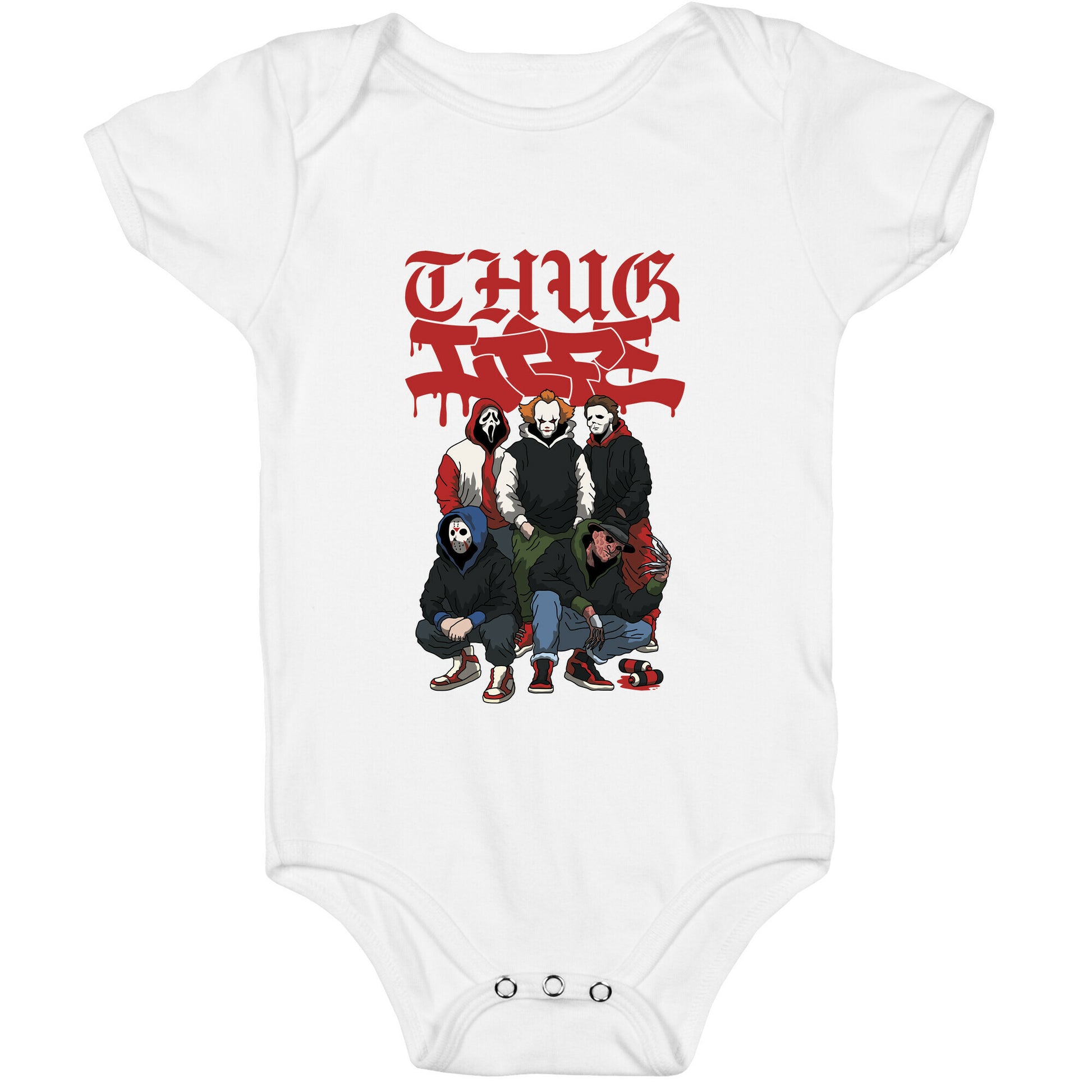Thug Life Halloween Baby One-Piece