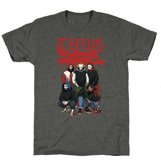 Thug Life Halloween Unisex Triblend Tee