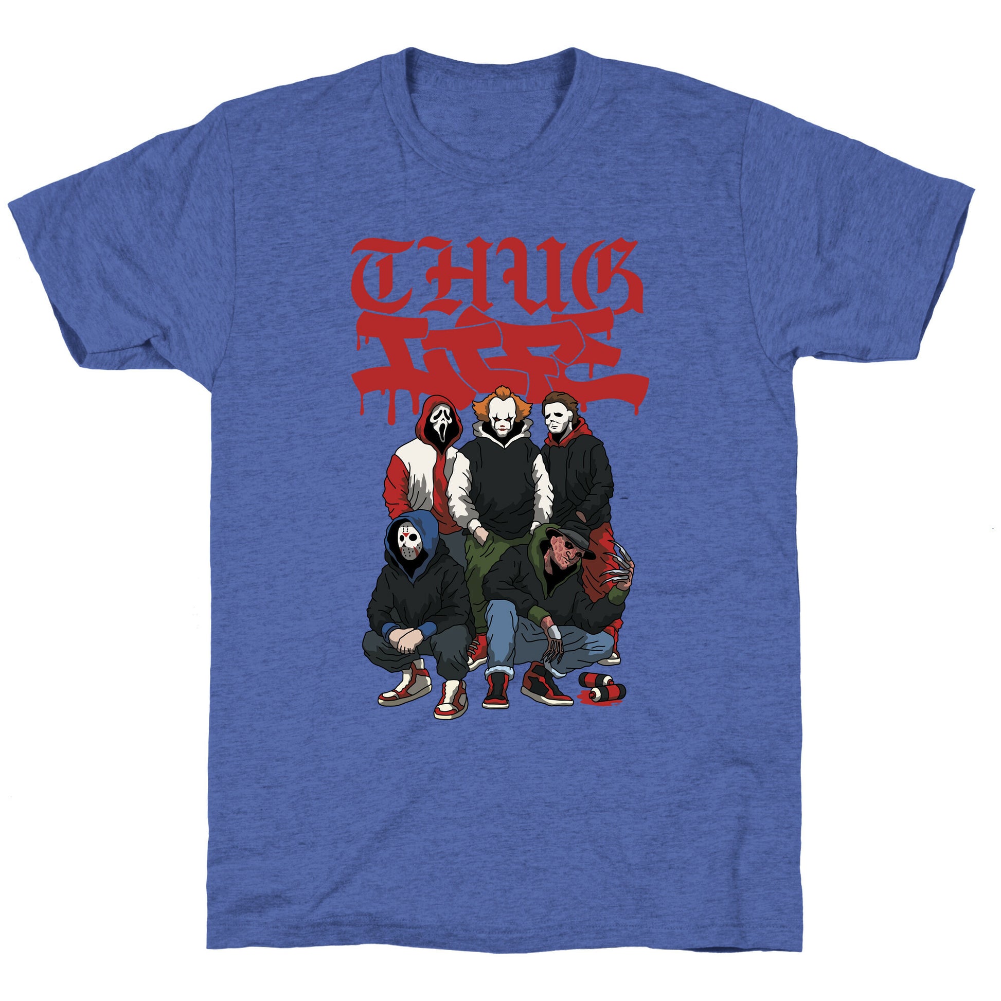 Thug Life Halloween Unisex Triblend Tee