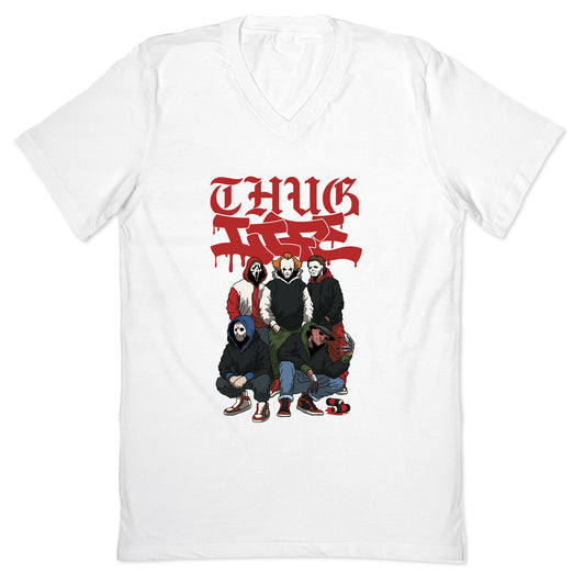 Thug Life Halloween V-Neck