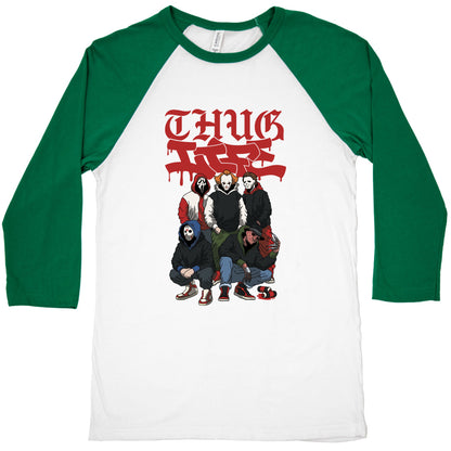 Thug Life Halloween Baseball Tee