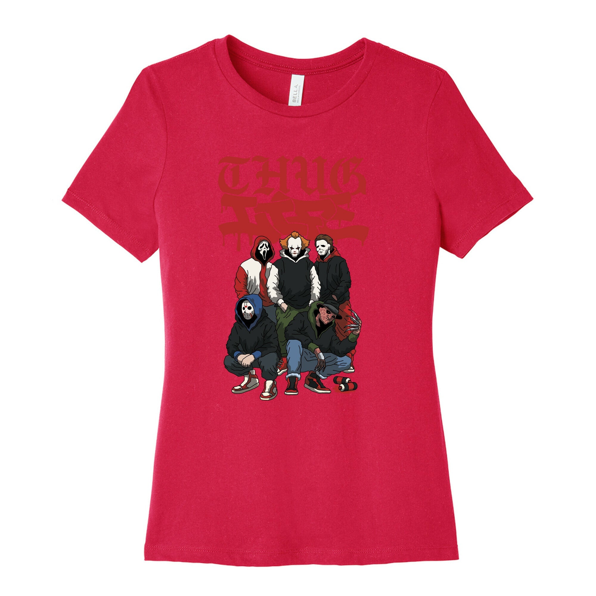 Thug Life Halloween Womens Cotton Tee