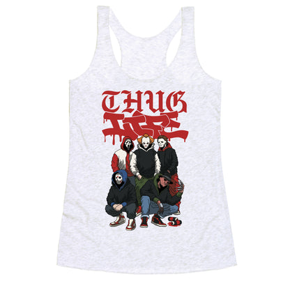 Thug Life Halloween Racerback Tank