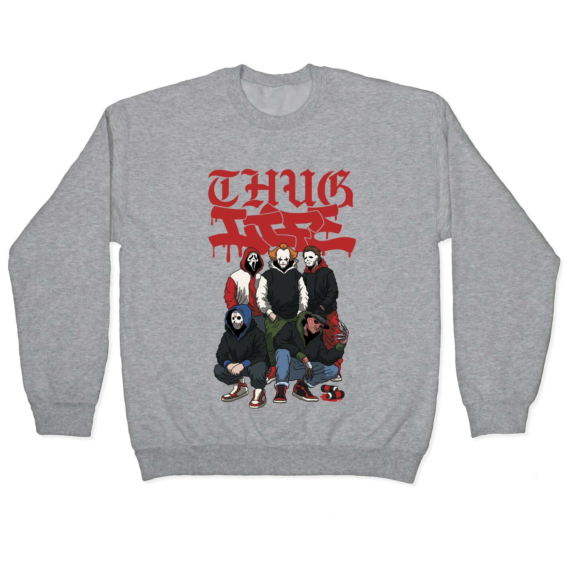 Thug Life Halloween Crewneck Sweatshirt