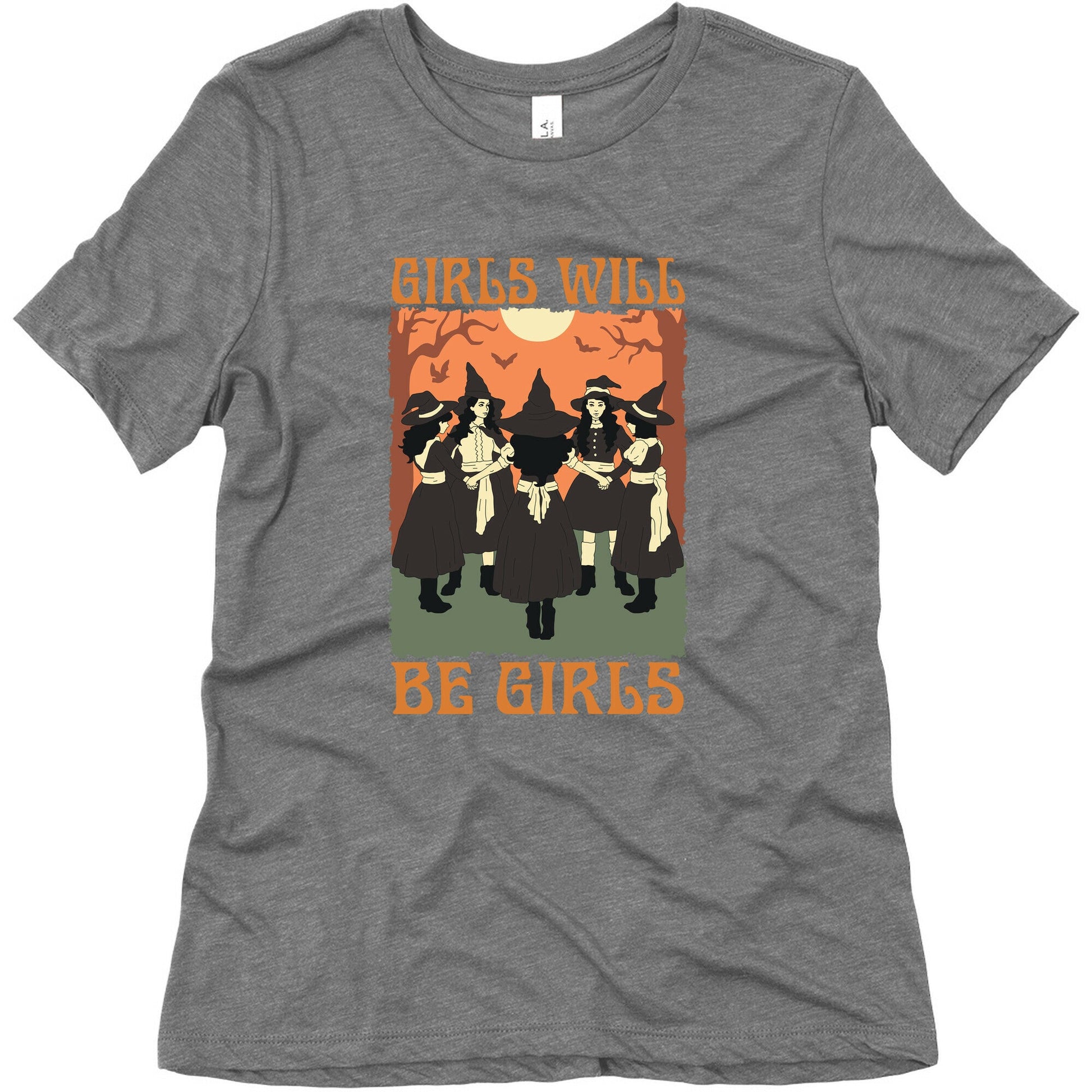Girls Will Be Girls Witch Womens Triblend Tee