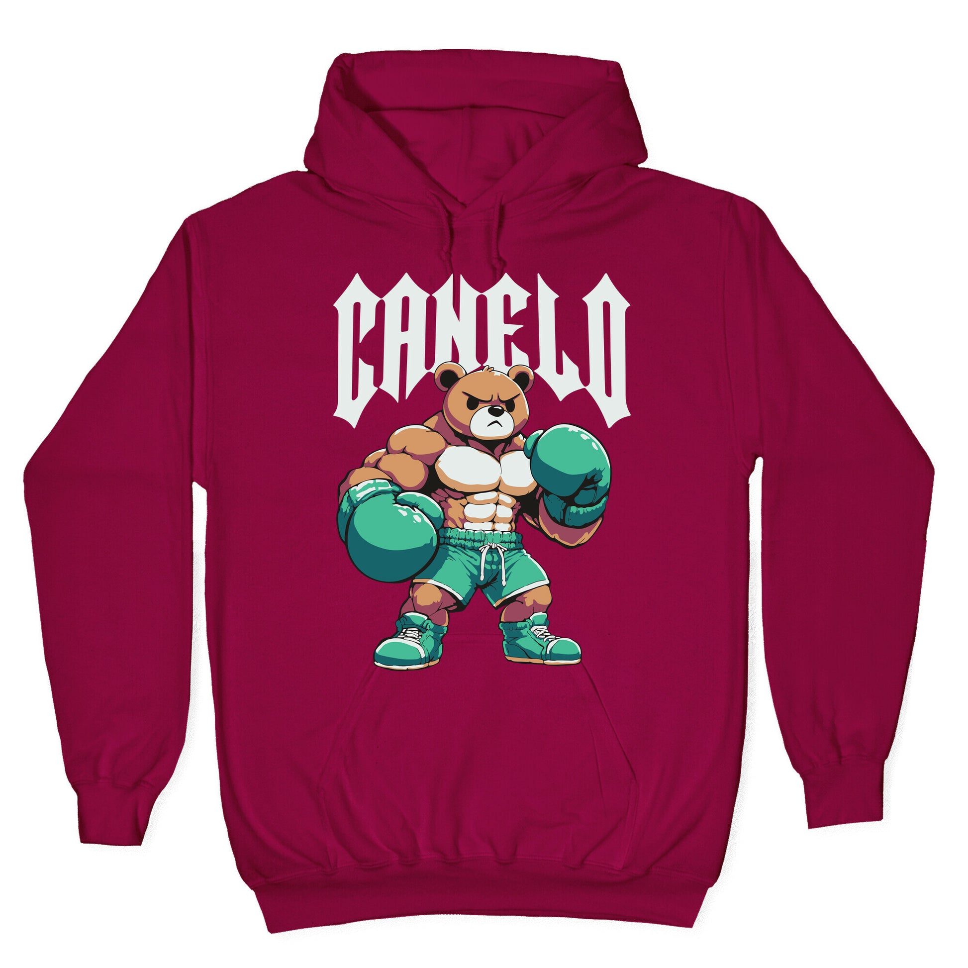 Canelo Teddy Bear Hoodie – LookHUMAN - Main Image