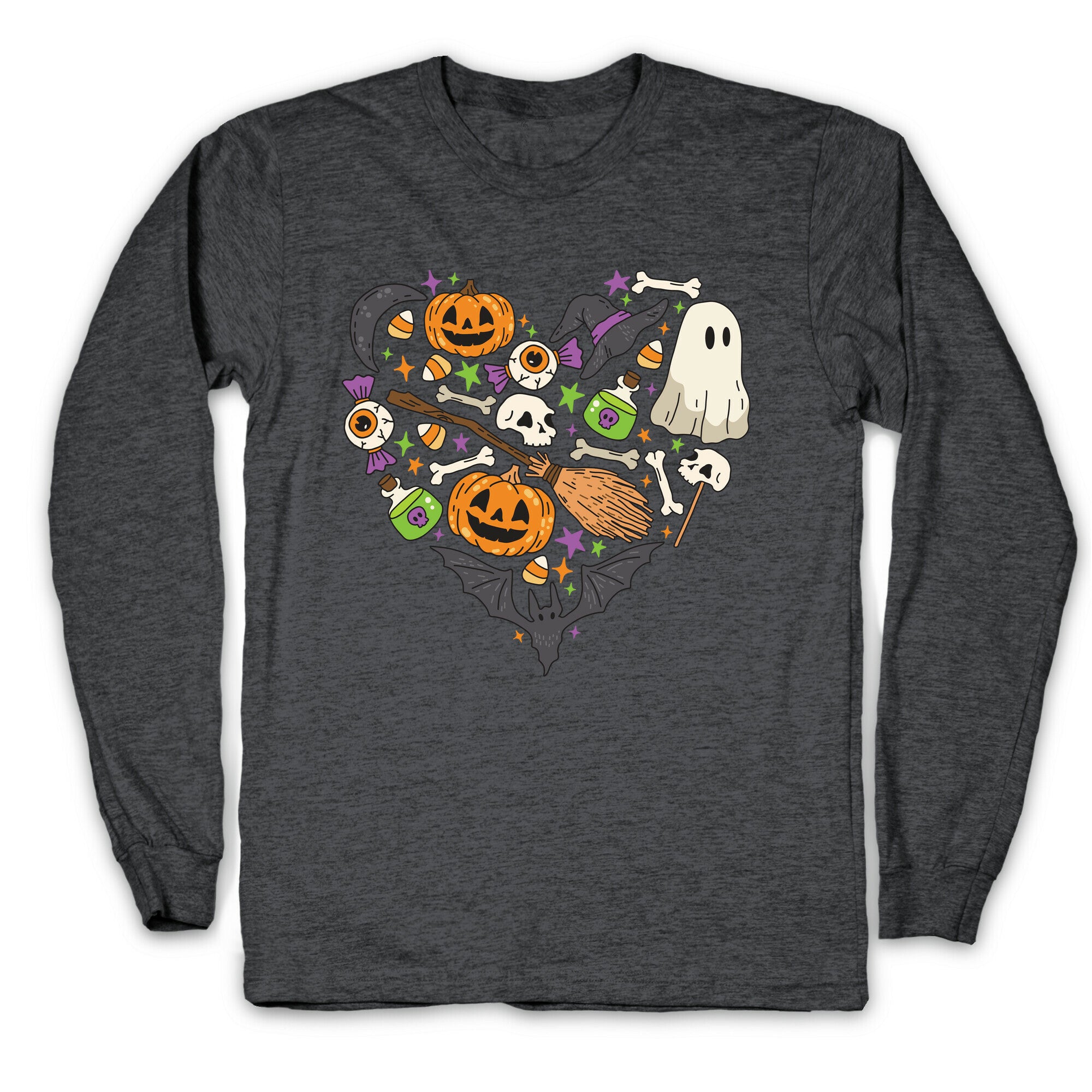 Halloween Heart Longsleeve Tee
