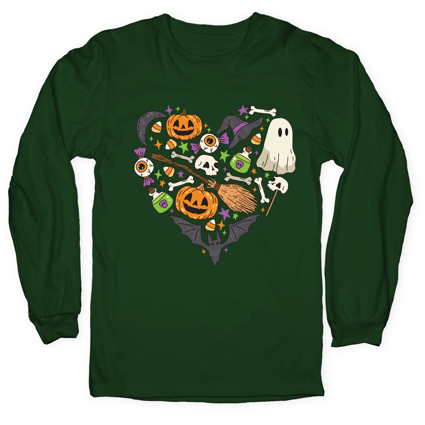 Halloween Heart Longsleeve Tee