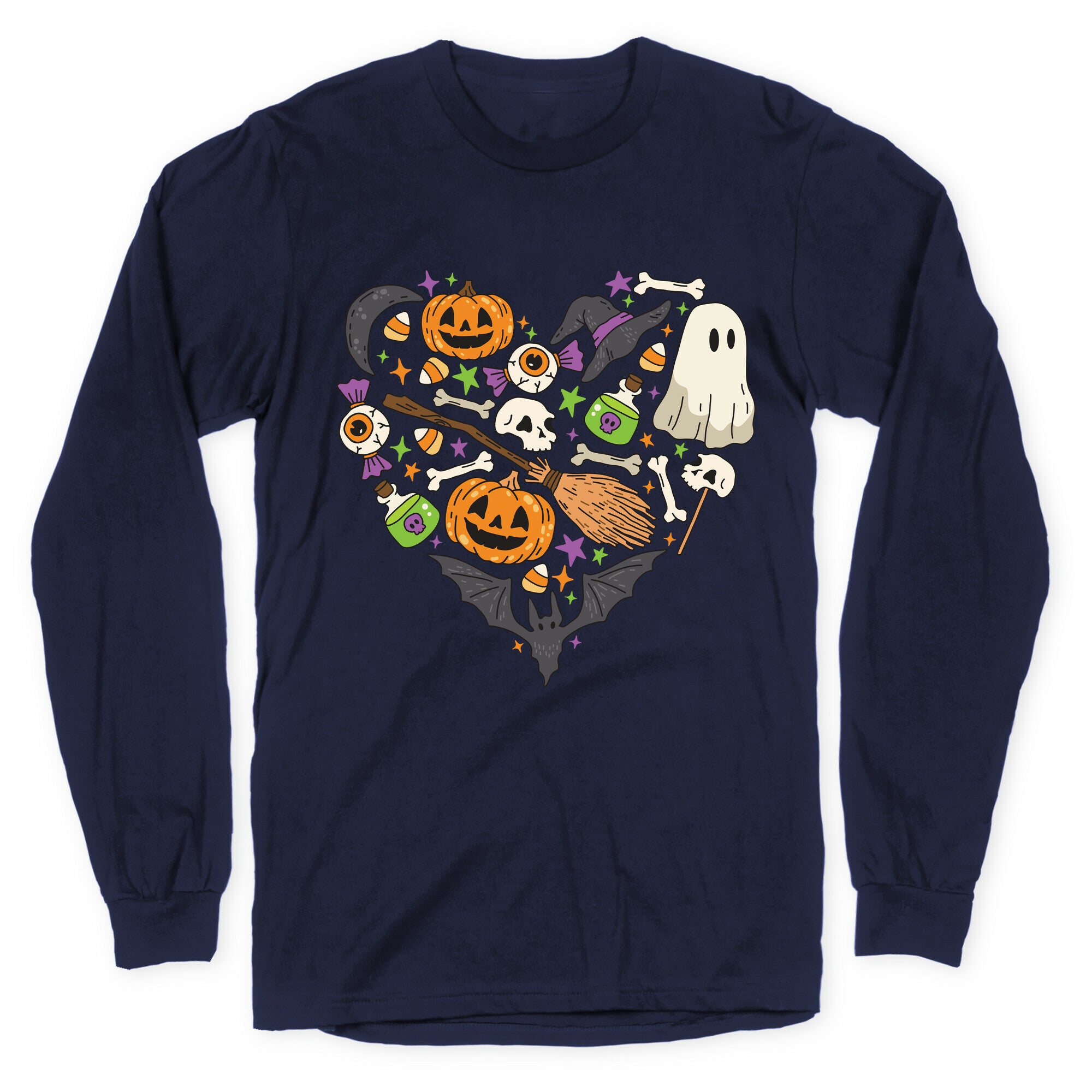 Halloween Heart Longsleeve Tee