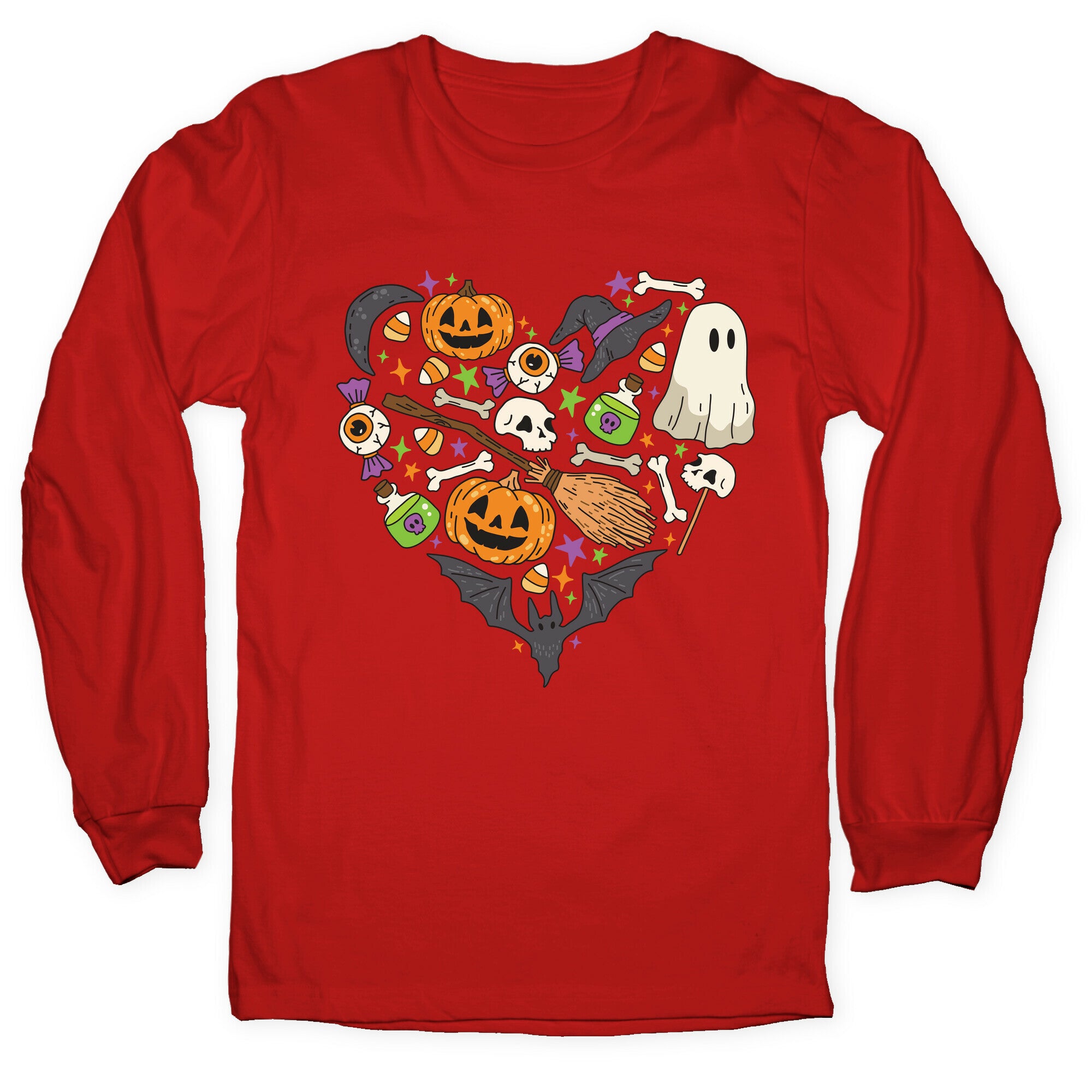 Halloween Heart Longsleeve Tee