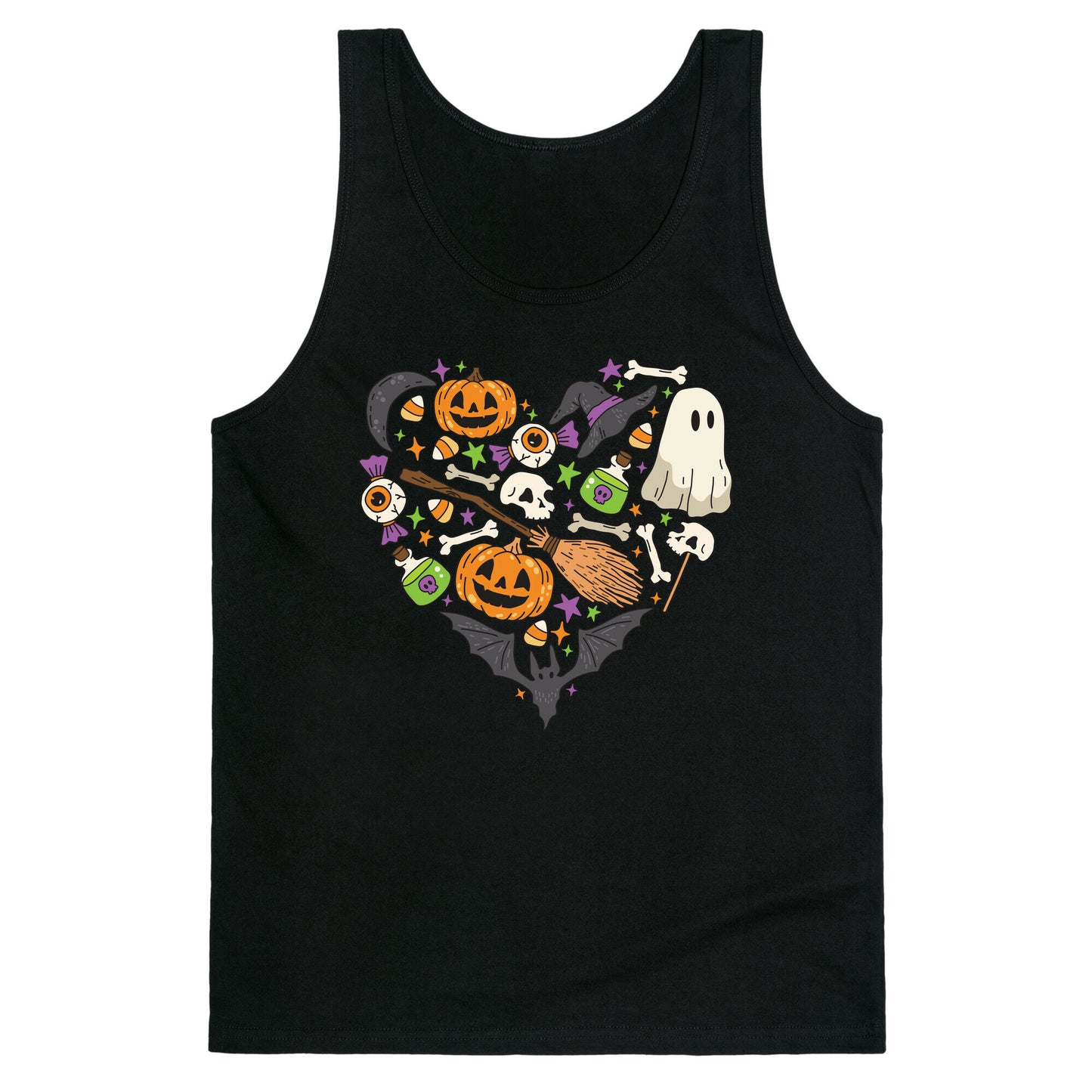 Halloween Heart Tank Top