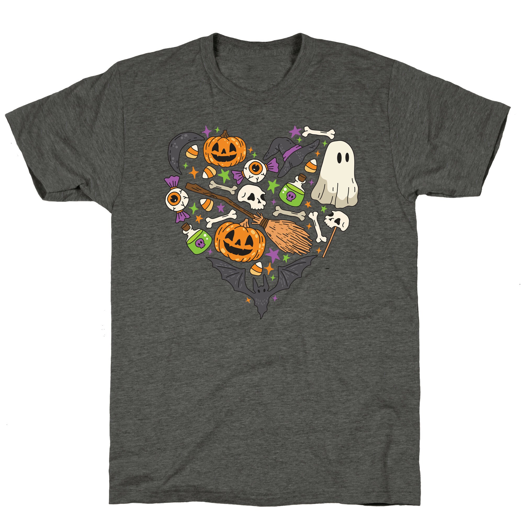 Halloween Heart Unisex Triblend Tee