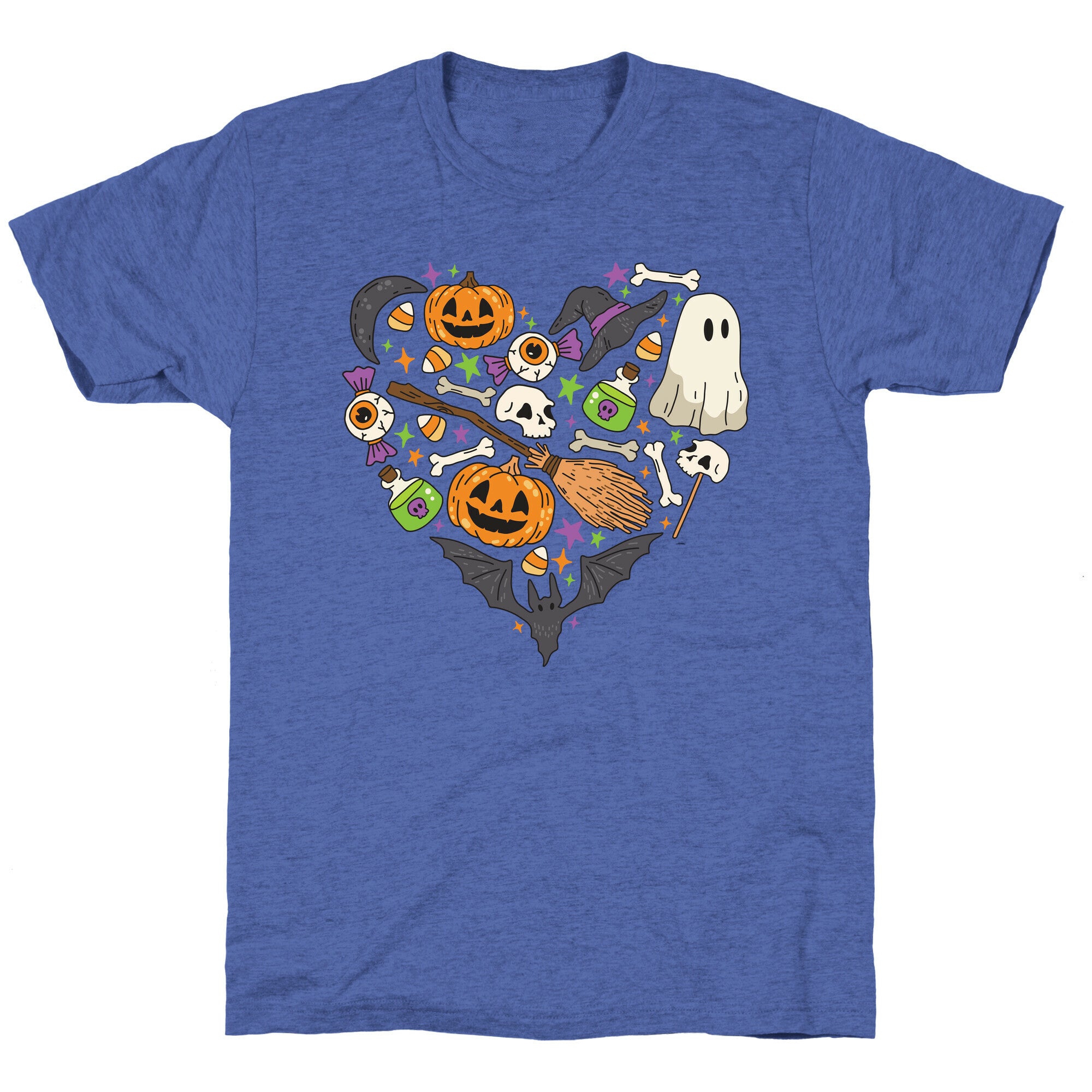 Halloween Heart Unisex Triblend Tee