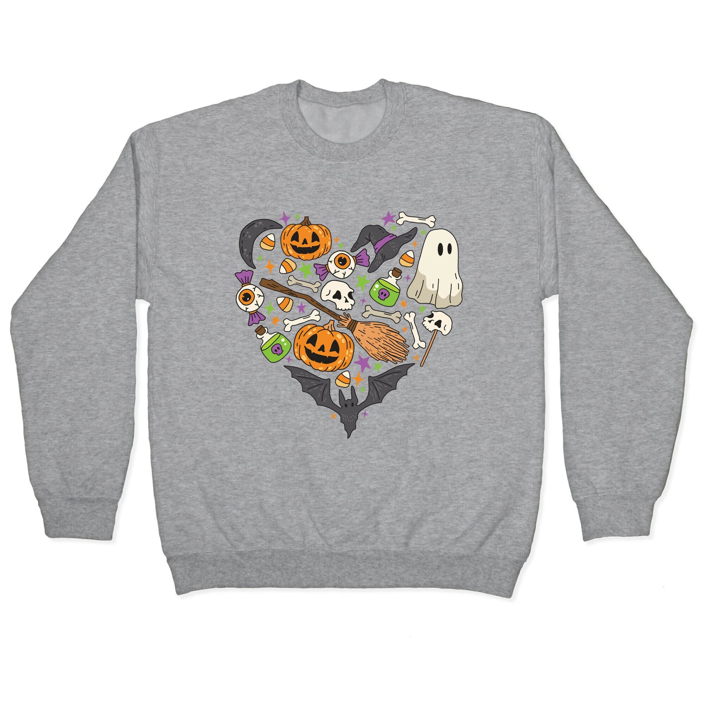 Halloween Heart Crewneck Sweatshirt