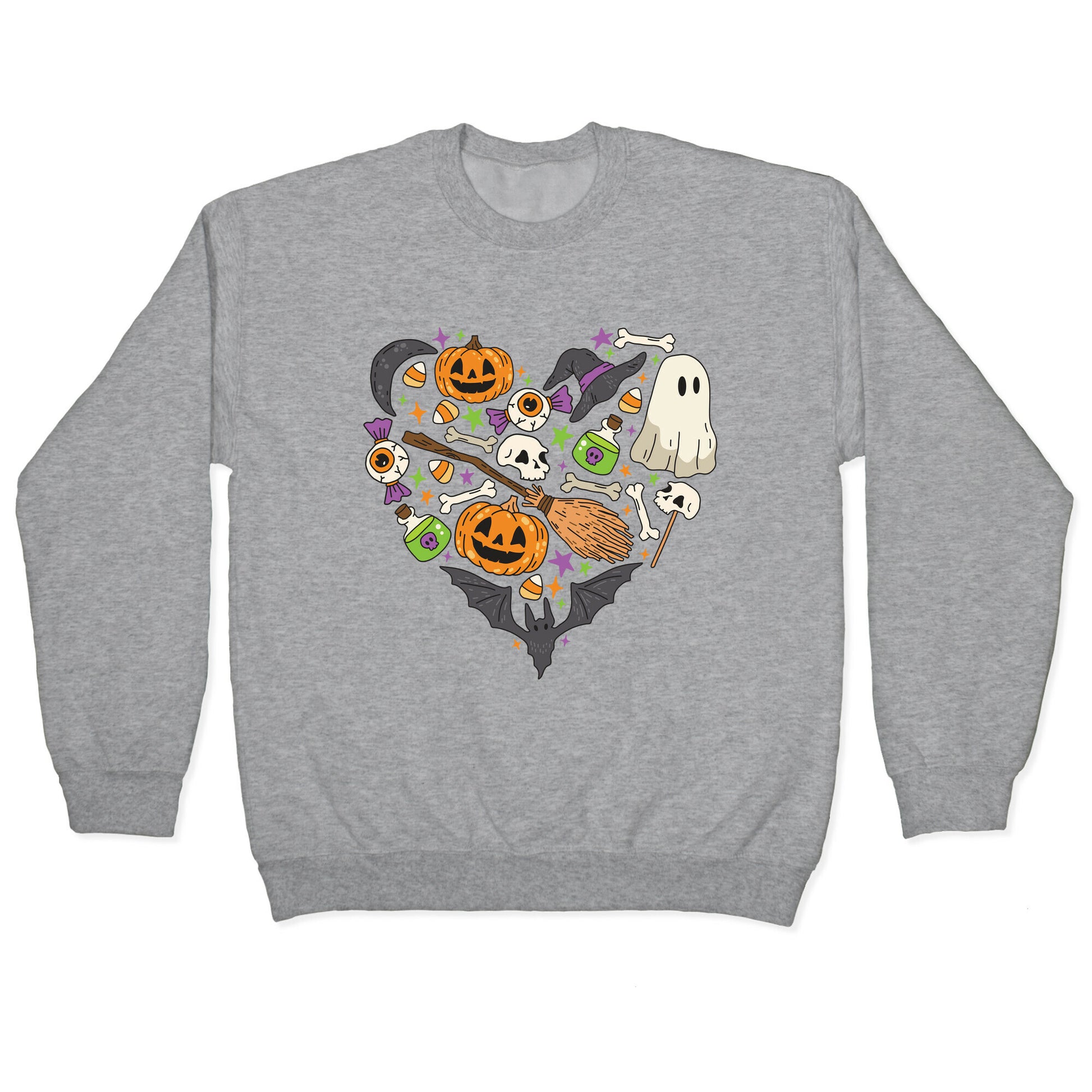 Halloween Heart Crewneck Sweatshirt