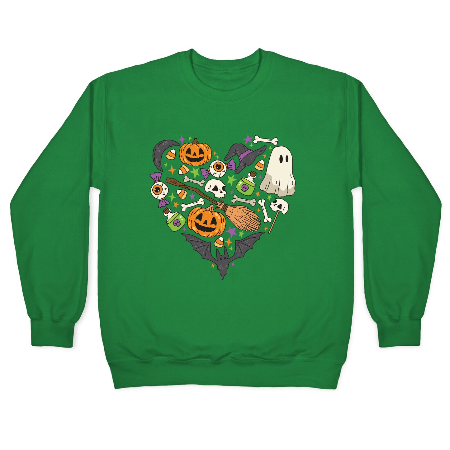 Halloween Heart Crewneck Sweatshirt