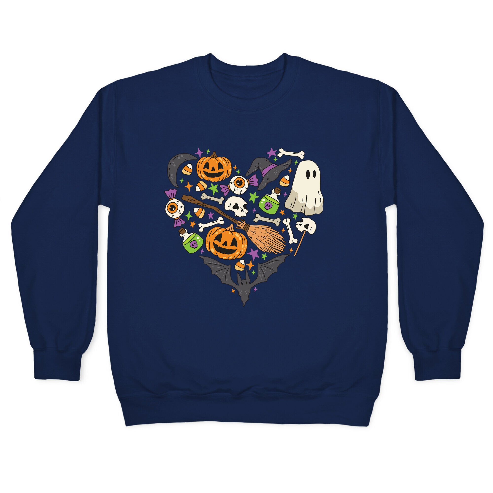 Halloween Heart Crewneck Sweatshirt