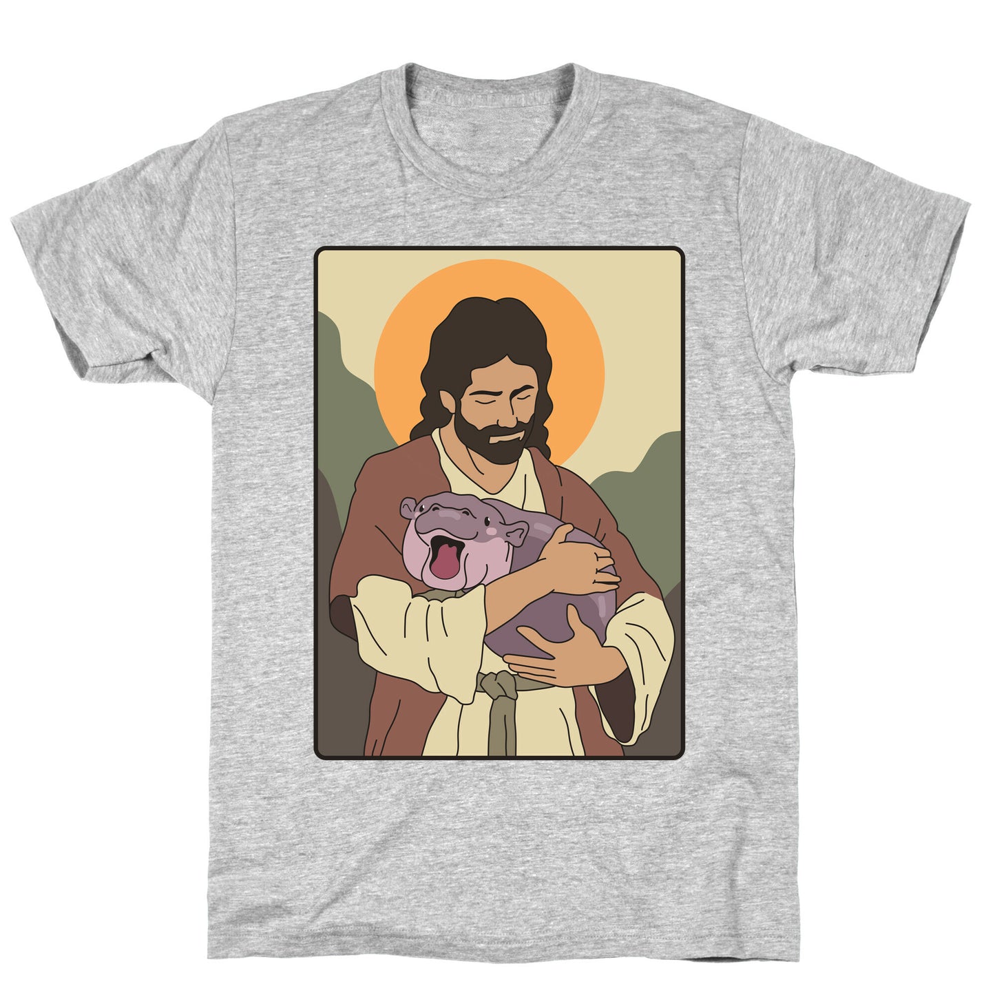 Moo Deng Jesus T-Shirt