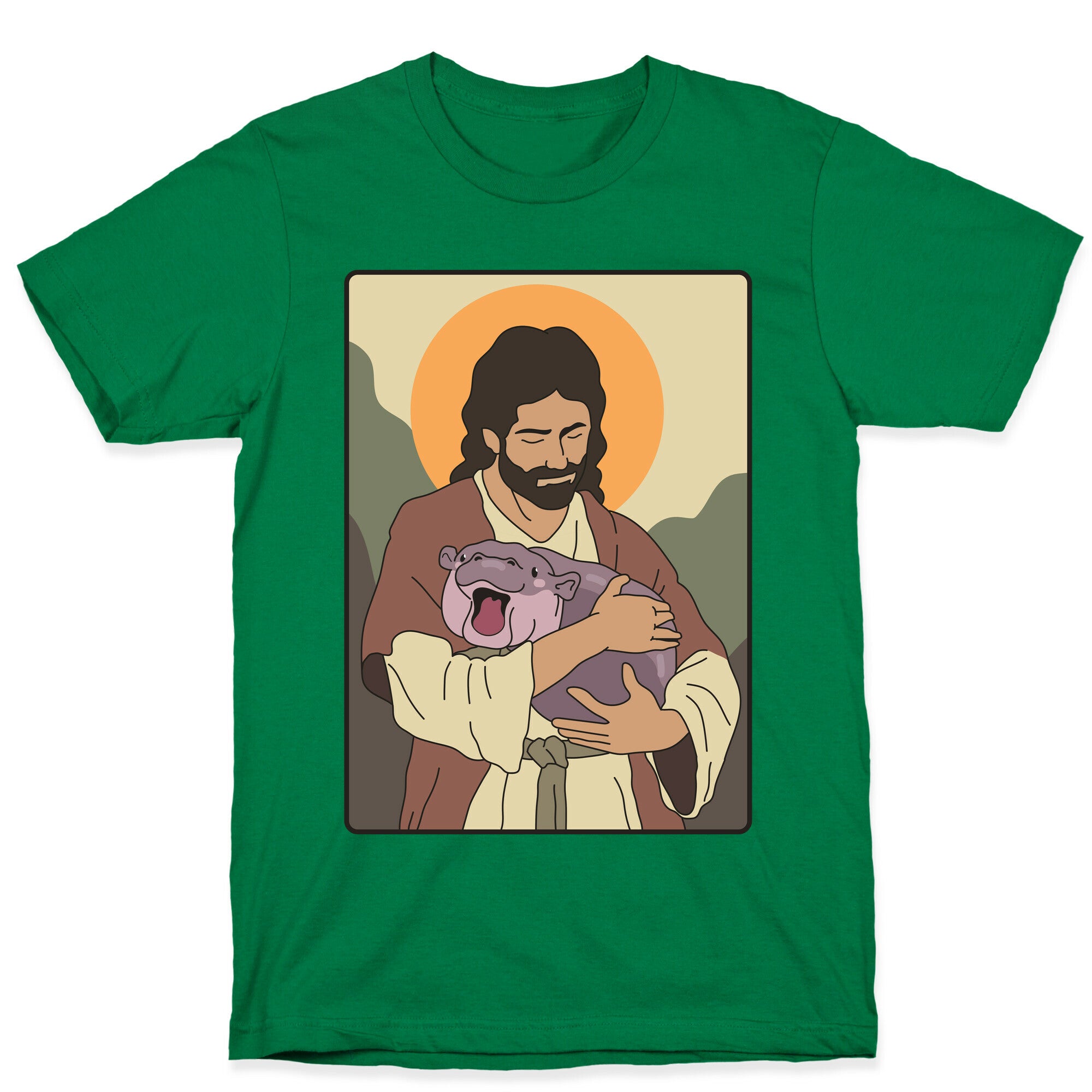 Moo Deng Jesus T-Shirt