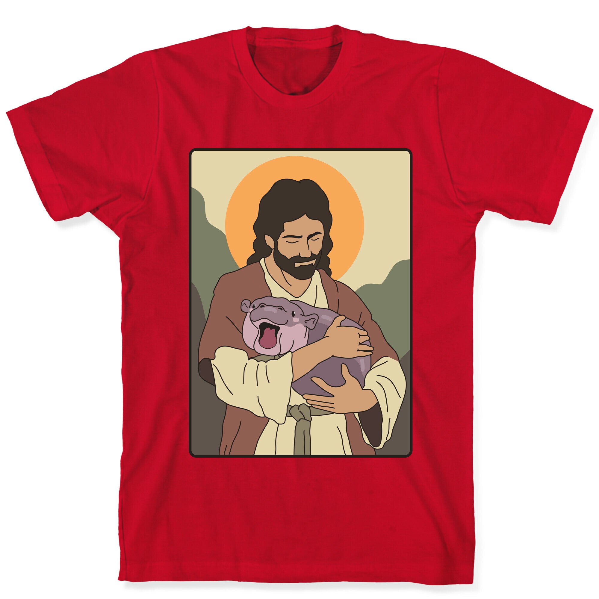 Moo Deng Jesus T-Shirt