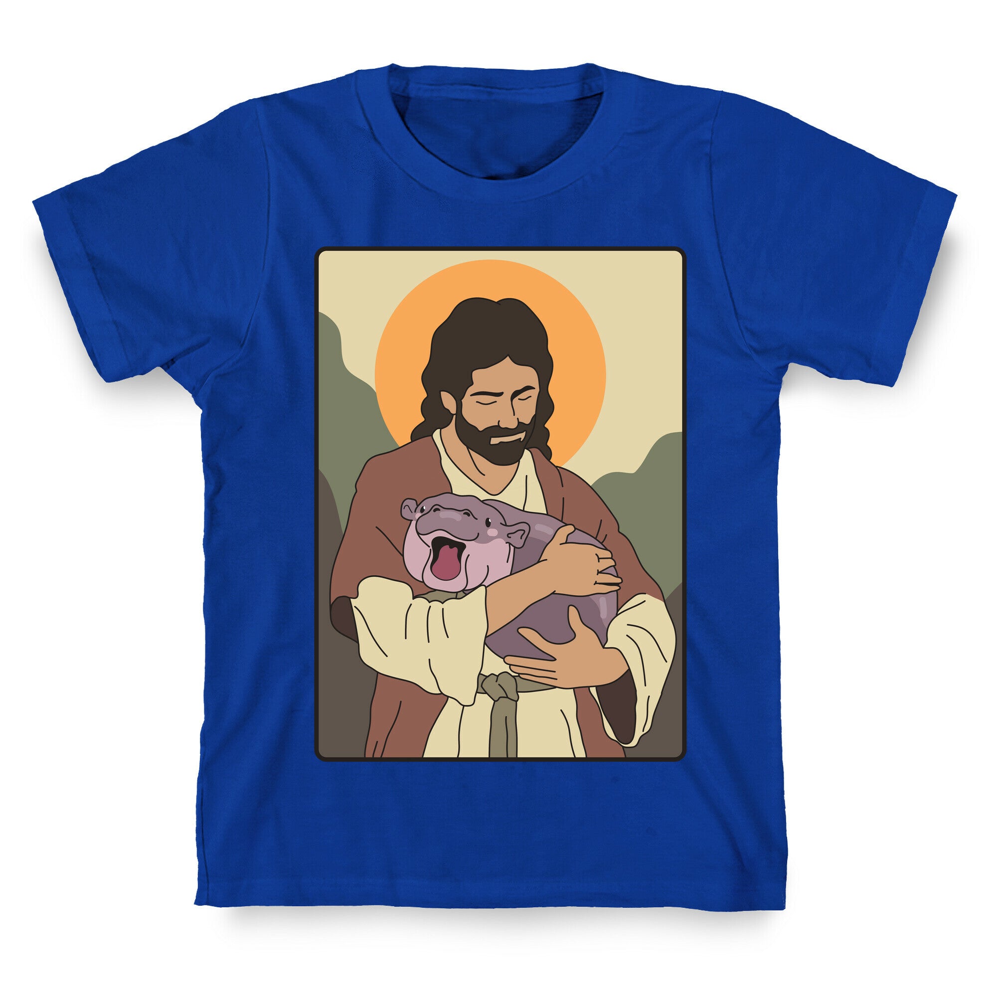 Moo Deng Jesus T-Shirt