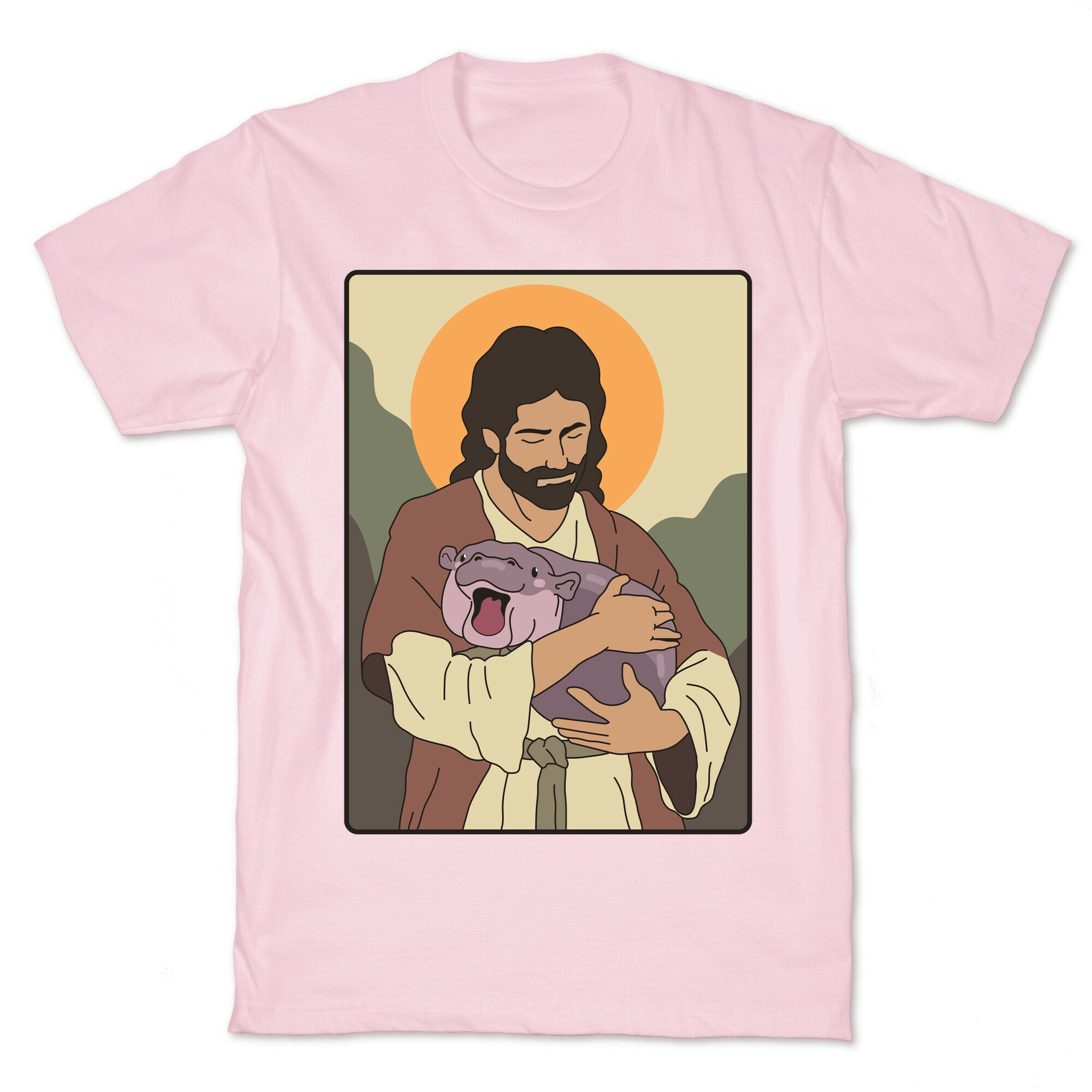 Moo Deng Jesus T-Shirt