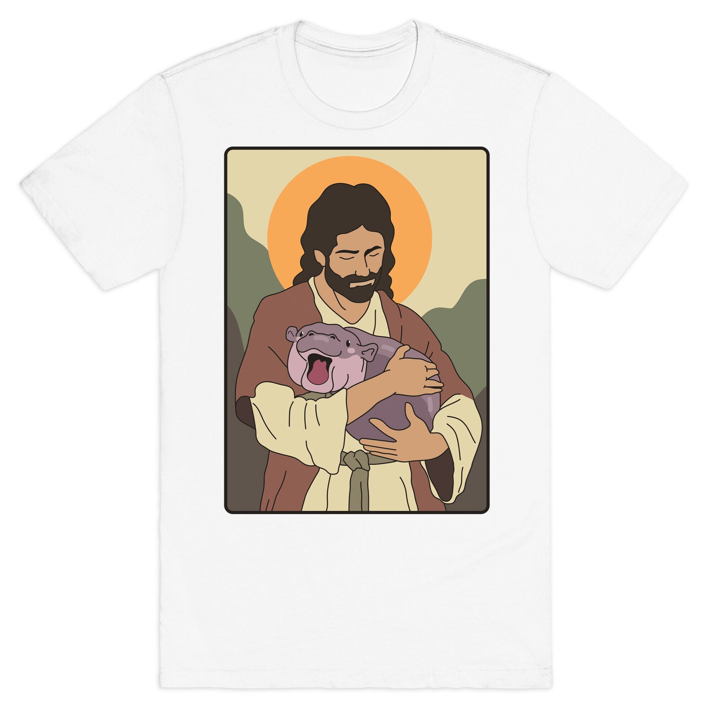 Moo Deng Jesus T-Shirt