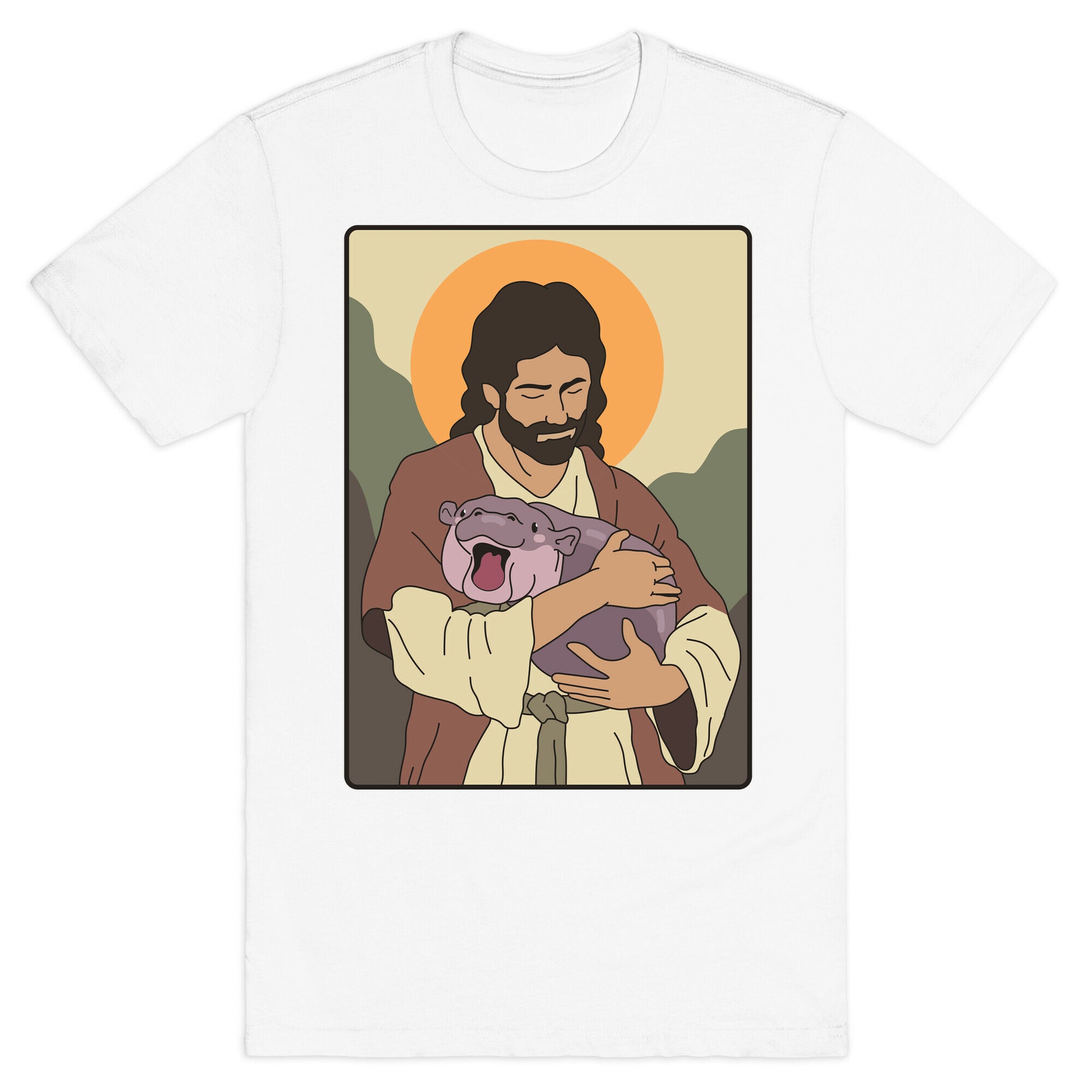 Moo Deng Jesus T-Shirt