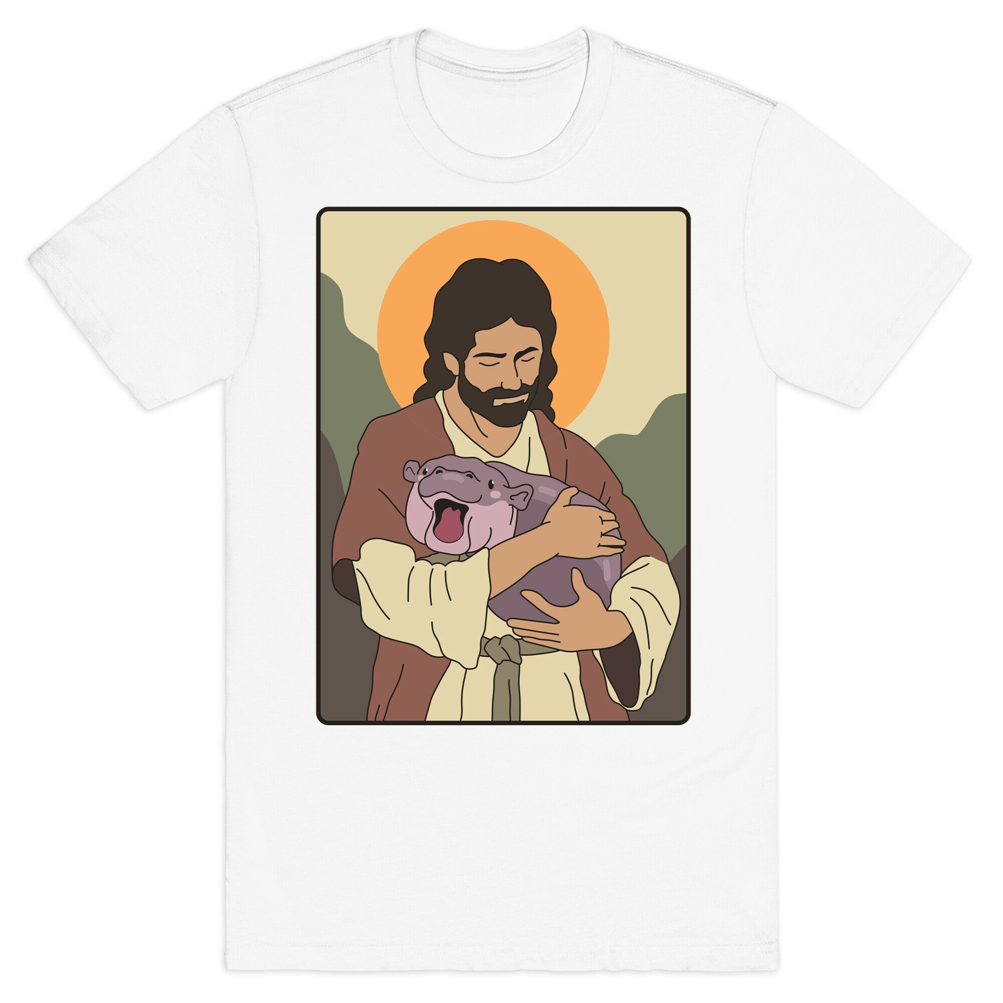 Moo Deng Jesus T-Shirt