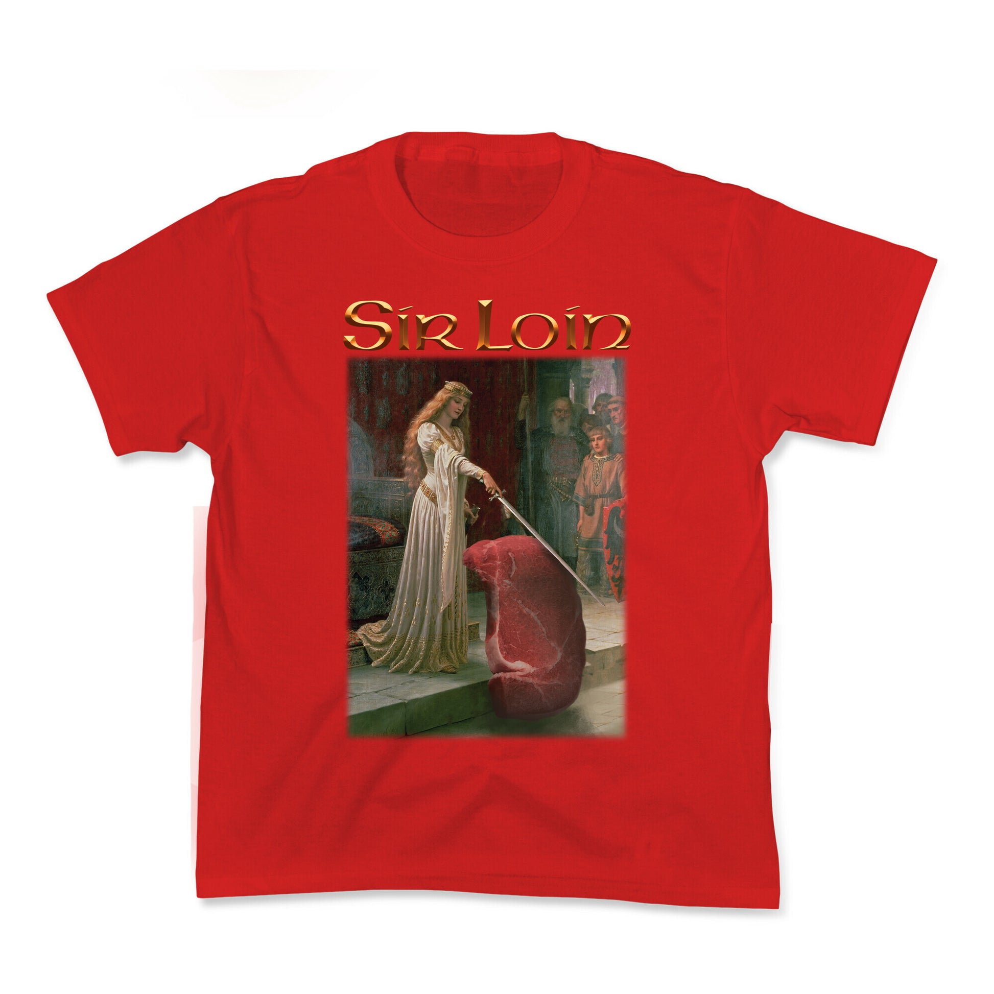 Sir Loin Steak Meme Kids Tee