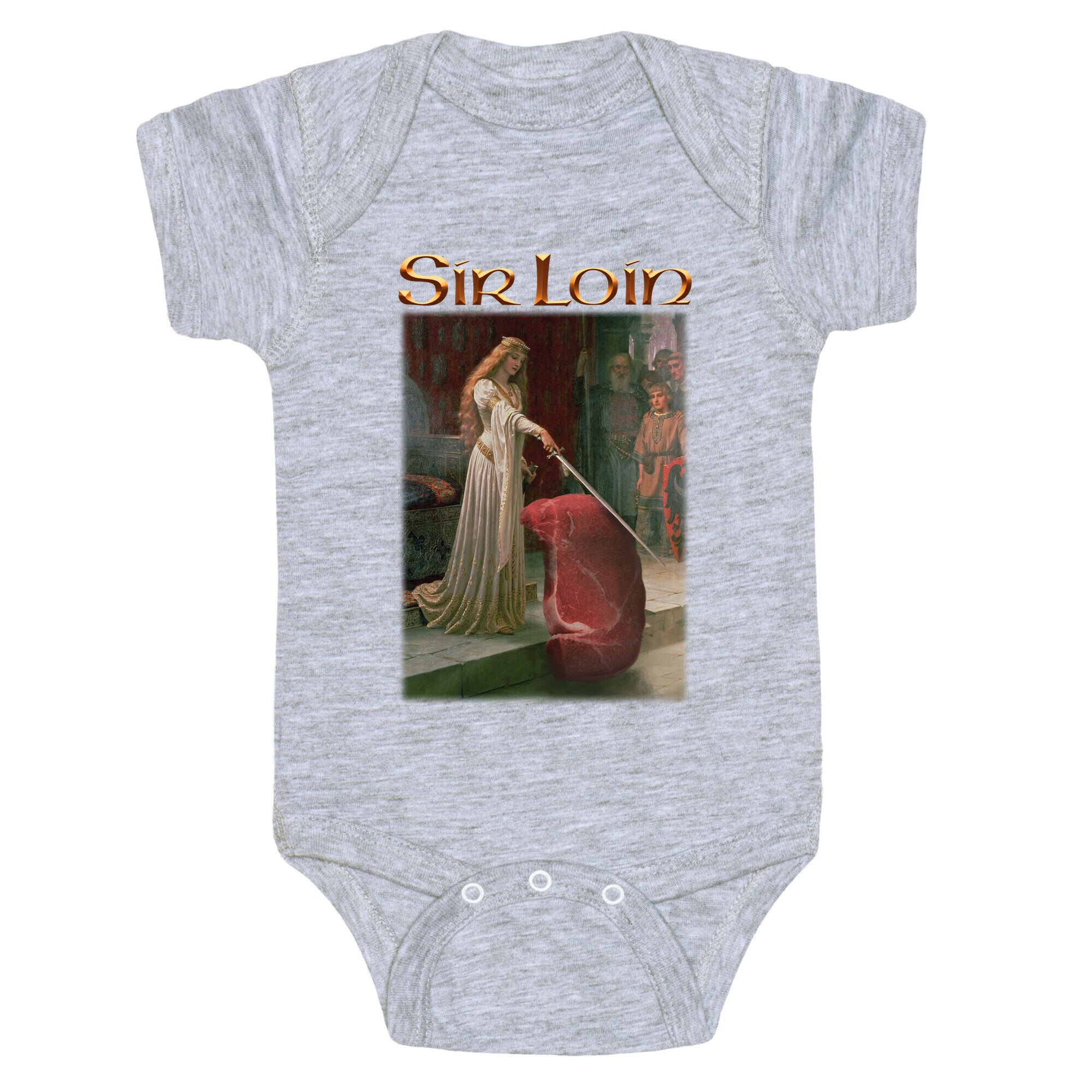 Sir Loin Steak Meme Baby One-Piece