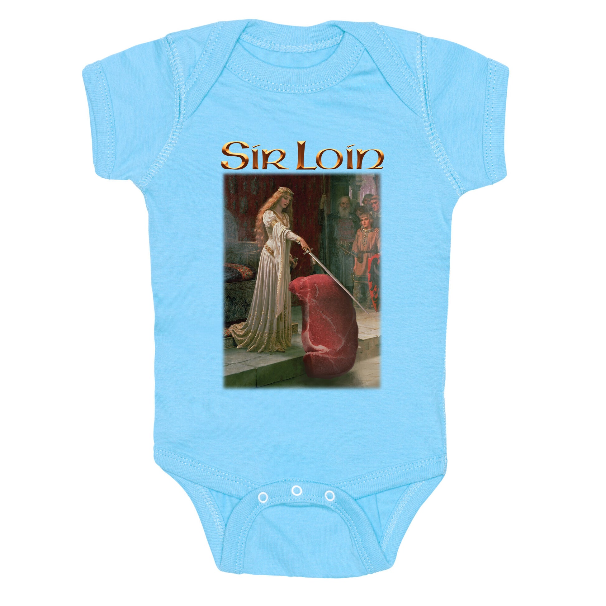 Sir Loin Steak Meme Baby One-Piece