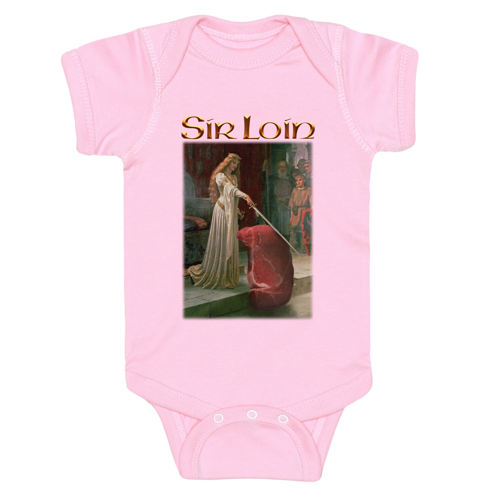 Sir Loin Steak Meme Baby One-Piece