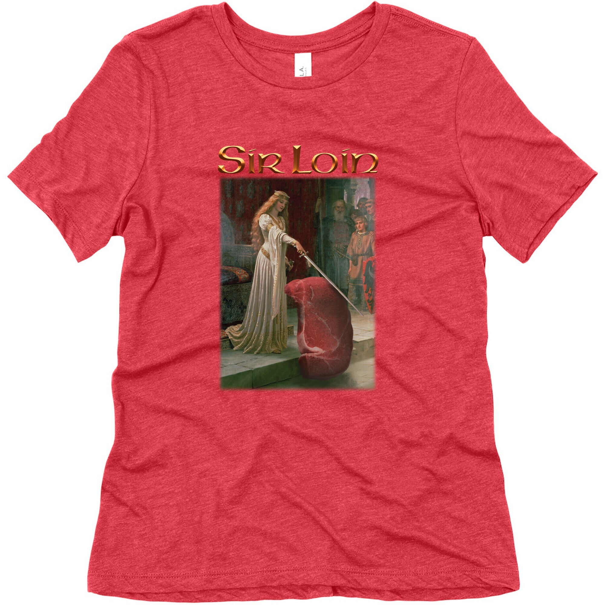 Sir Loin Steak Meme Womens Triblend Tee