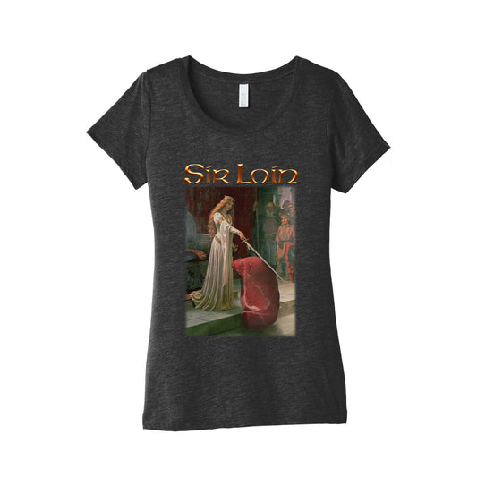Sir Loin Steak Meme Womens Triblend Tee