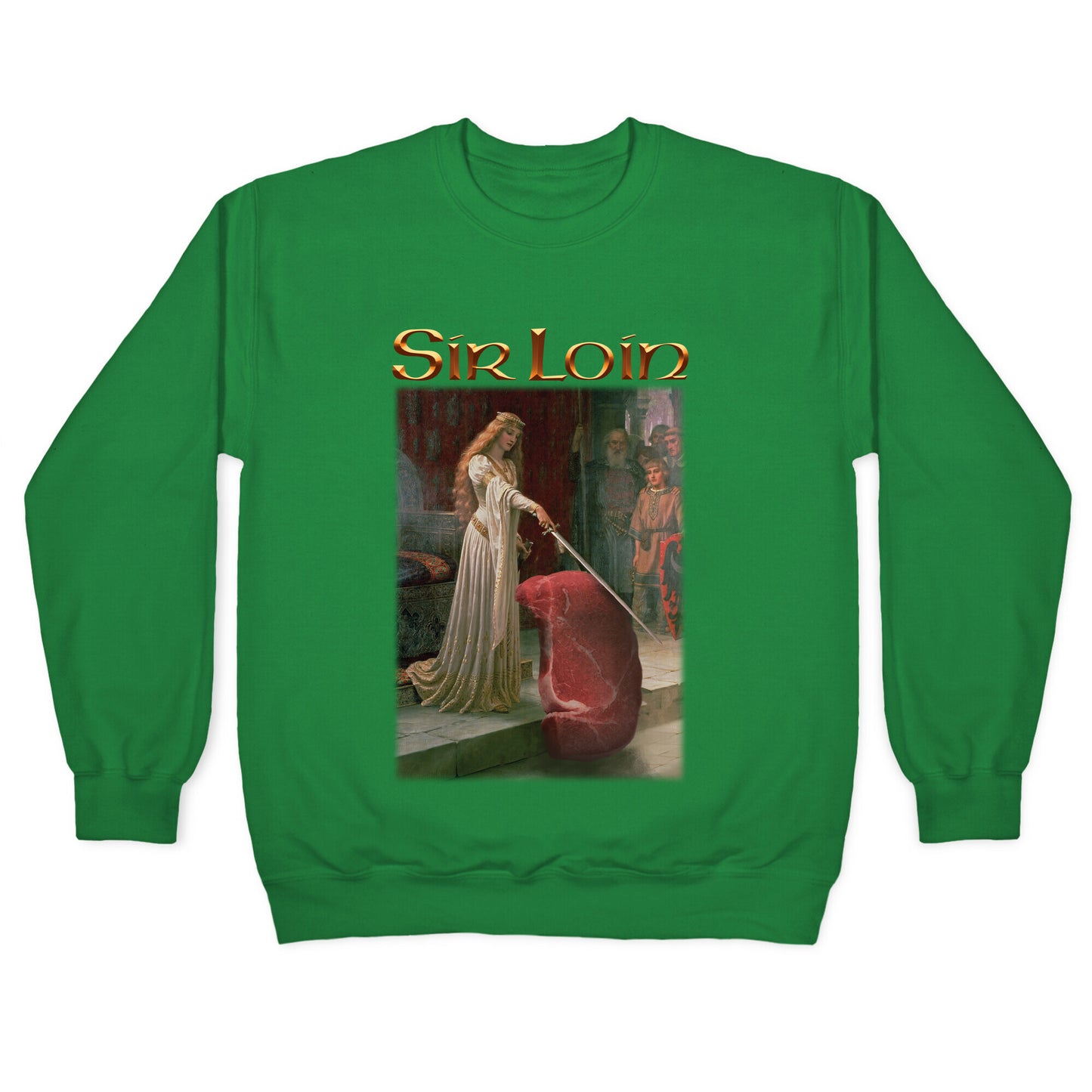 Sir Loin Steak Meme Crewneck Sweatshirt