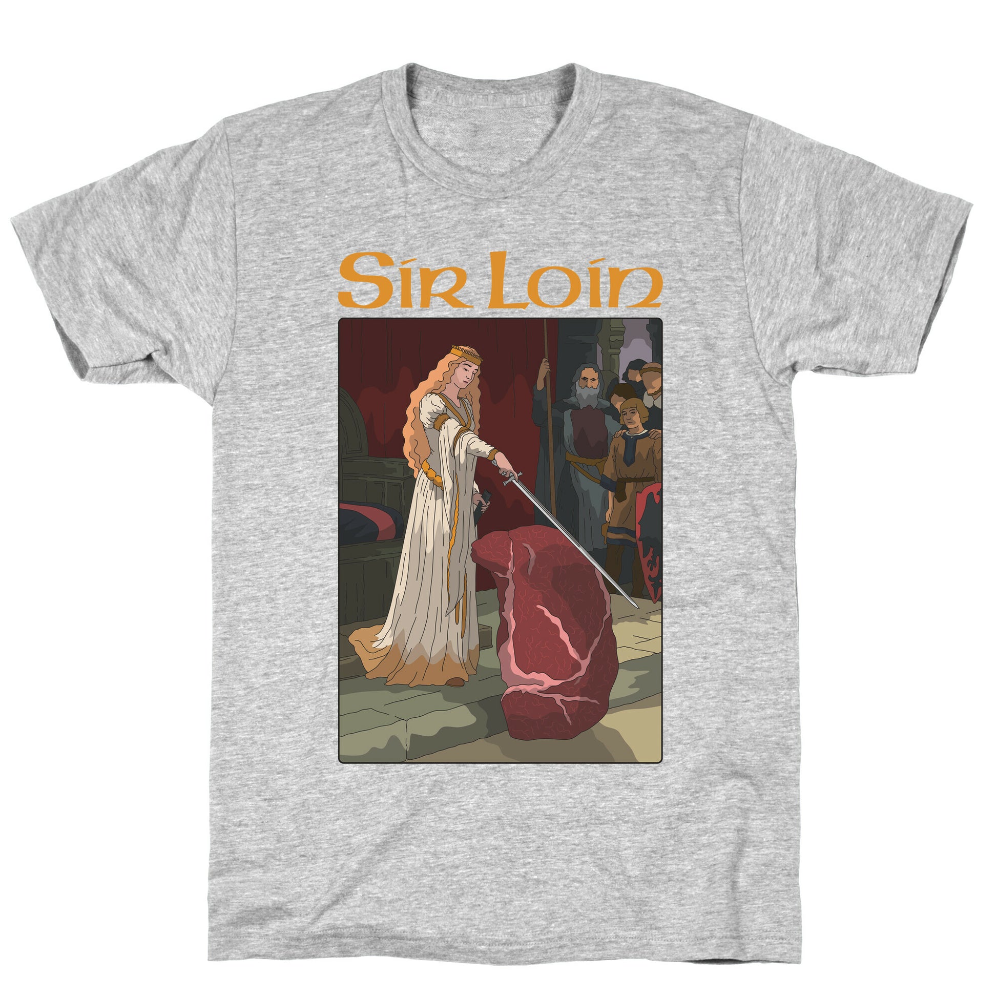 Sir Loin Steak Meme Cartoon T-Shirt
