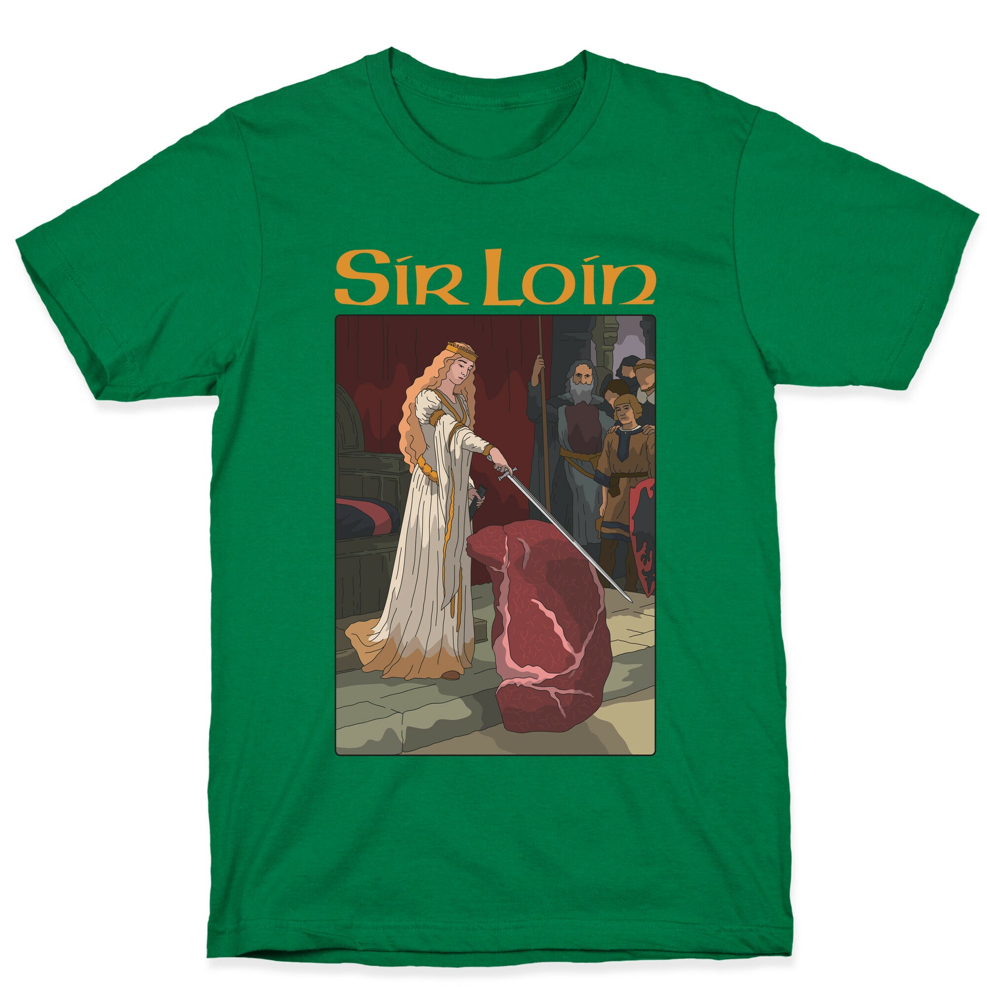 Sir Loin Steak Meme Cartoon T-Shirt