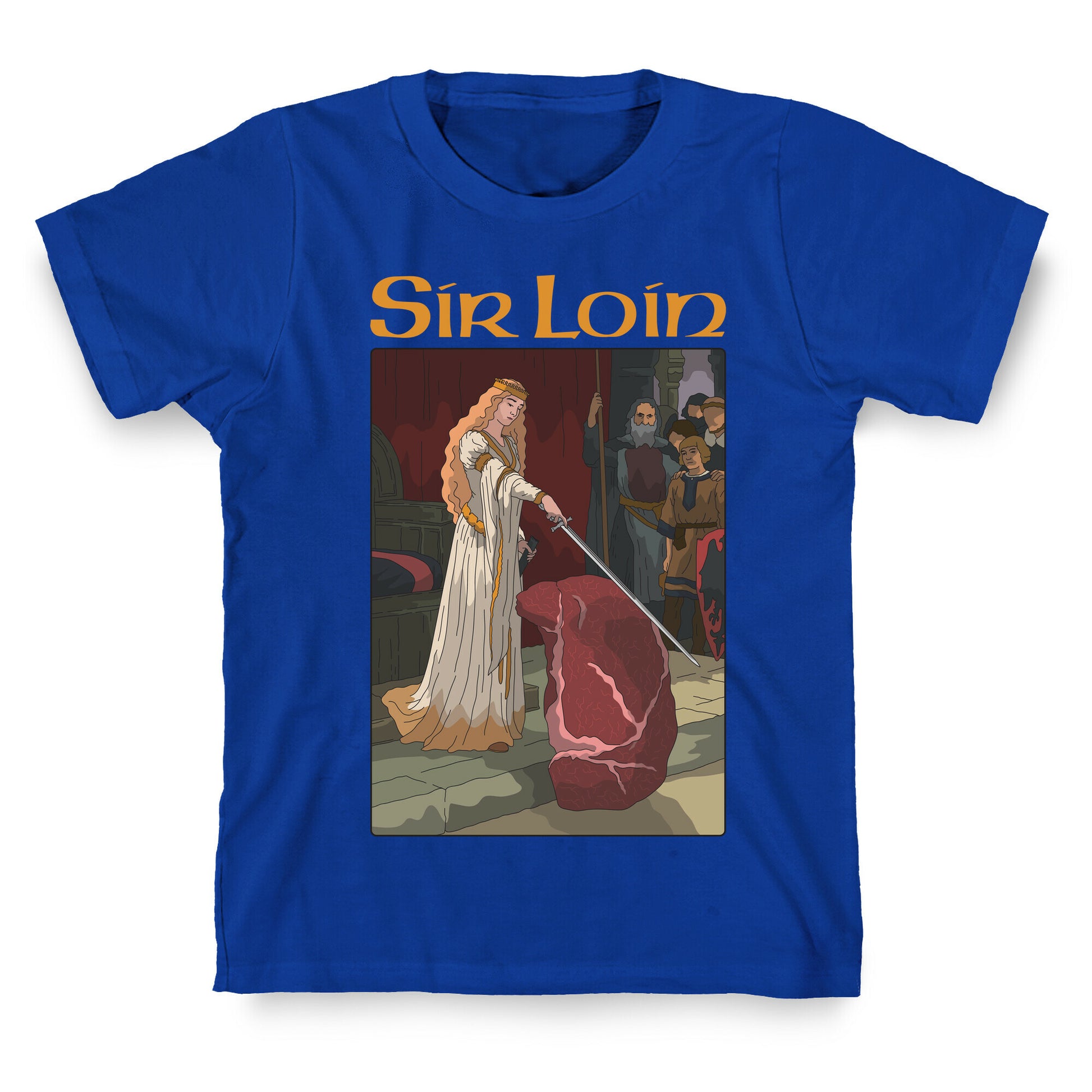Sir Loin Steak Meme Cartoon T-Shirt