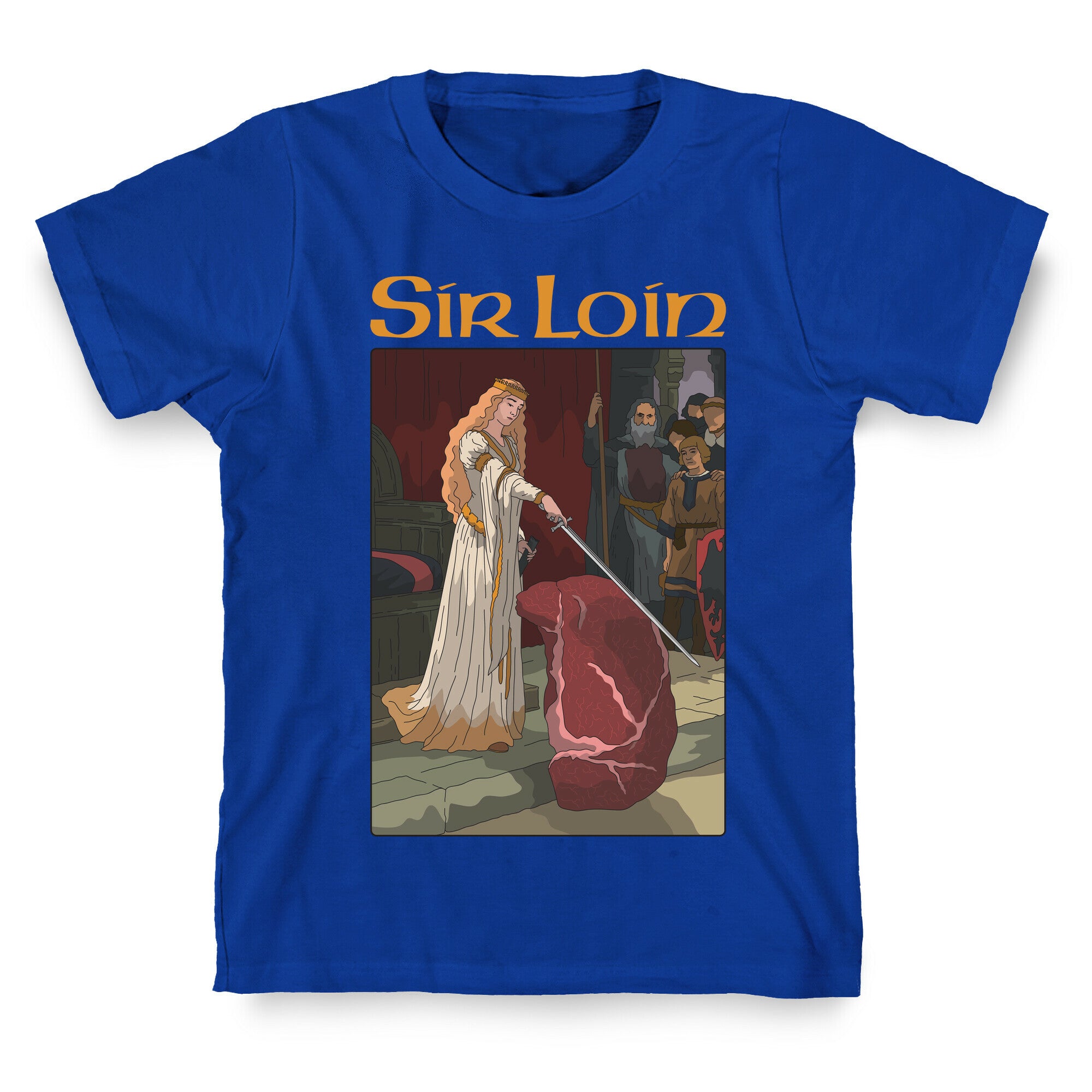 Sir Loin Steak Meme Cartoon T-Shirt