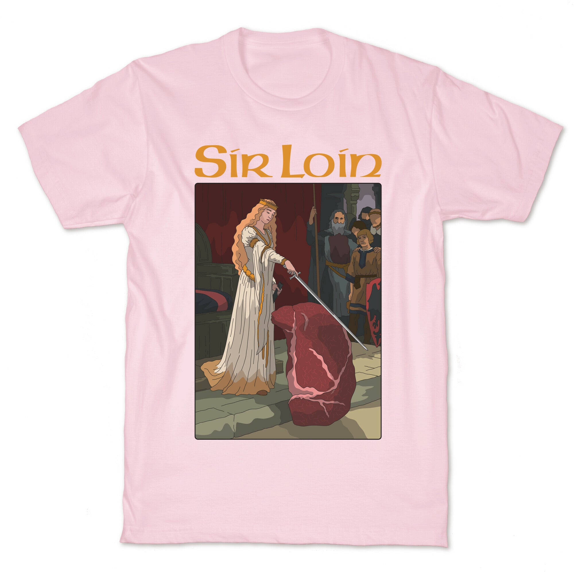Sir Loin Steak Meme Cartoon T-Shirt