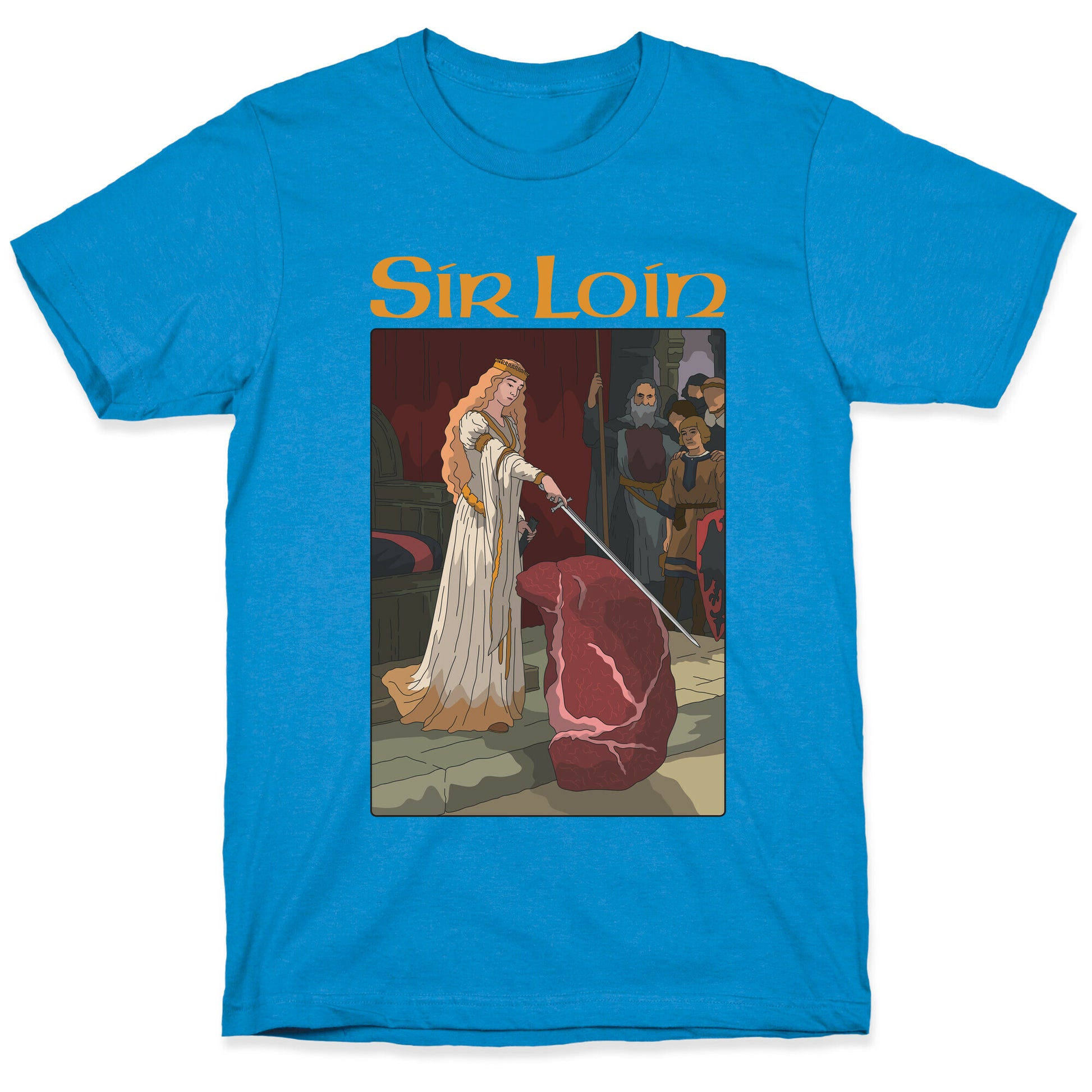 Sir Loin Steak Meme Cartoon T-Shirt