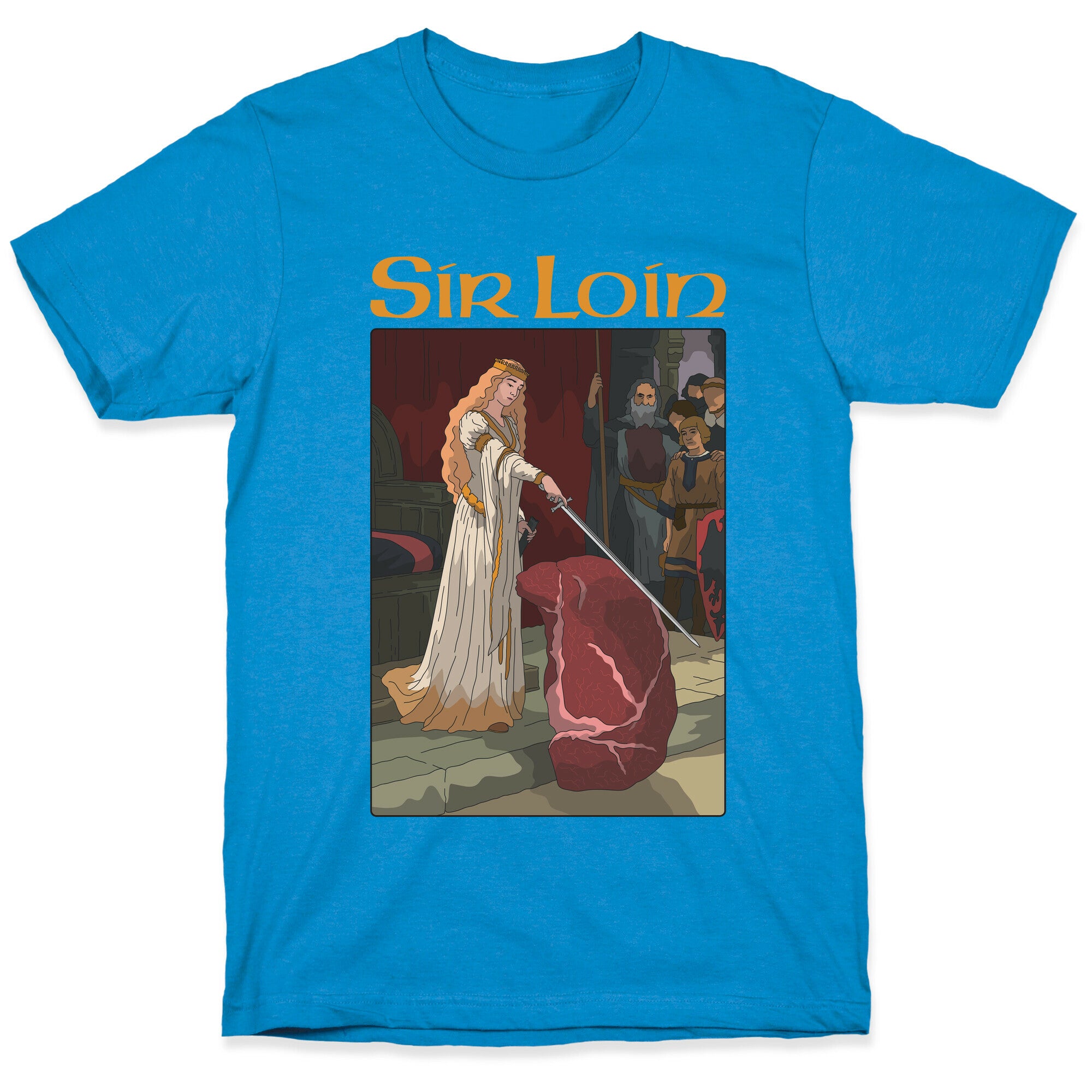 Sir Loin Steak Meme Cartoon T-Shirt
