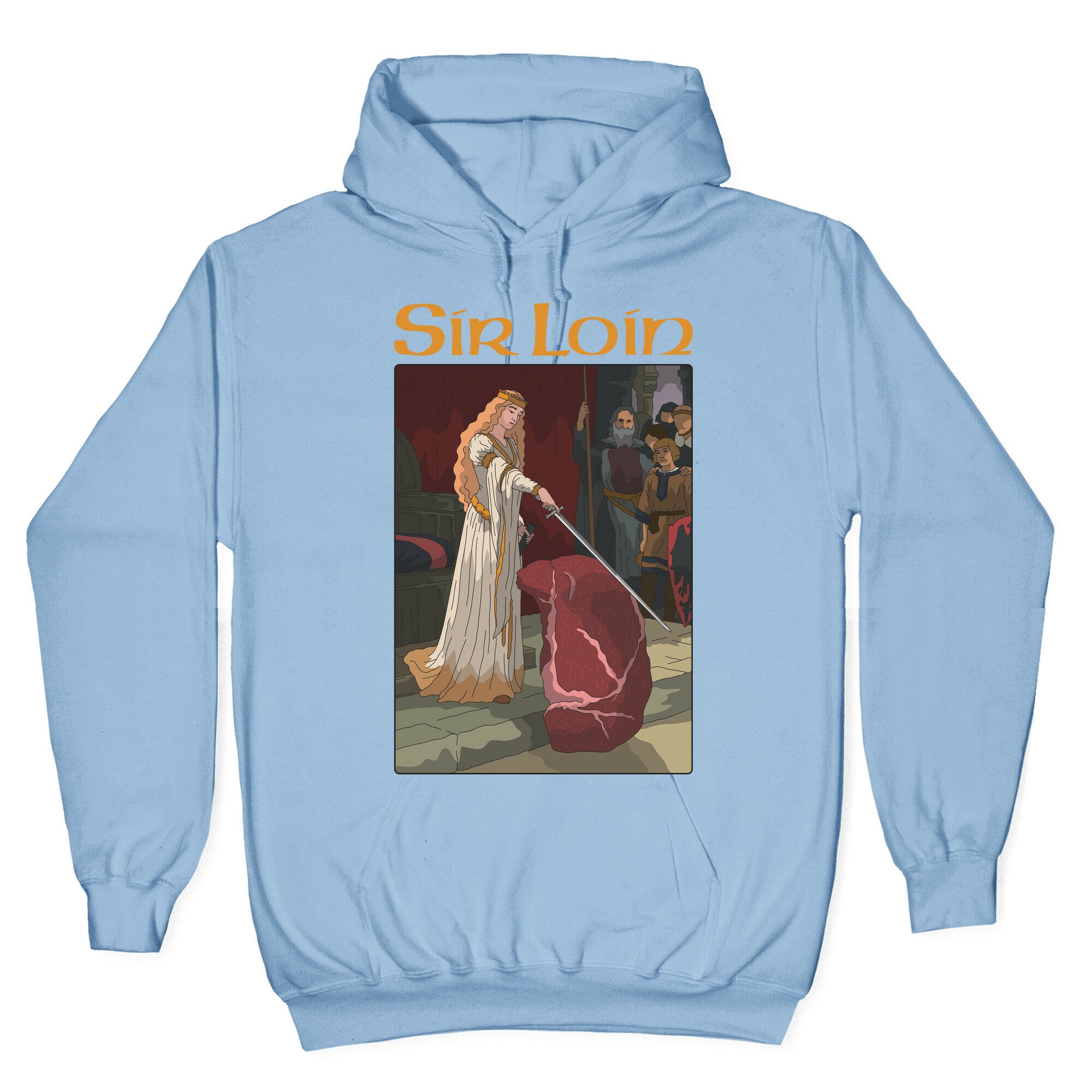 Sir Loin Steak Meme Cartoon Hoodie