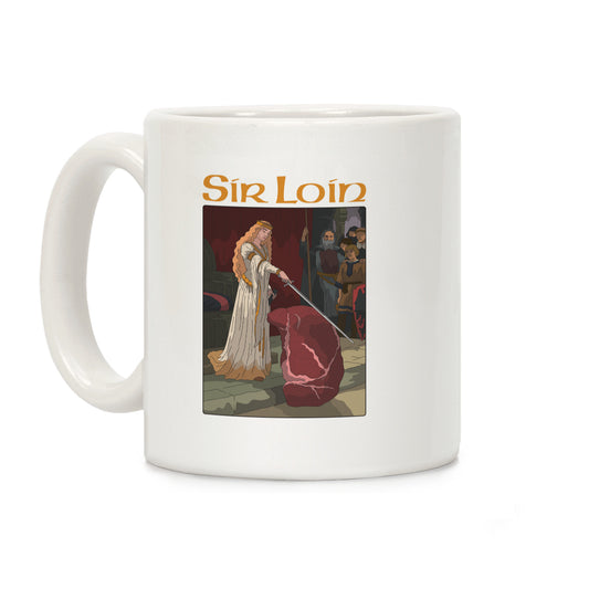 Sir Loin Steak Meme Cartoon Coffee Mug