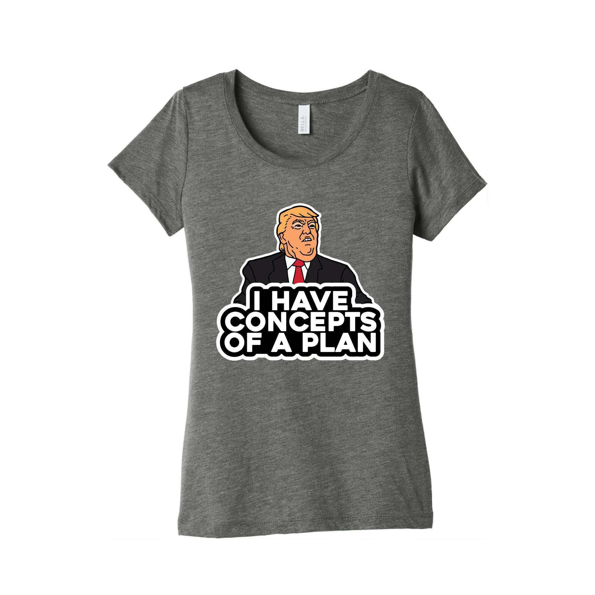 I Have Concepts of a Plan Womens Triblend Tee