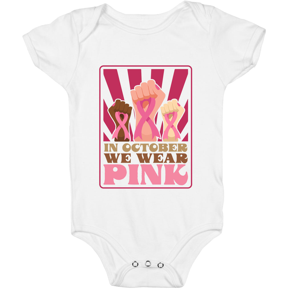 In October We Wear Pink Baby One-Piece