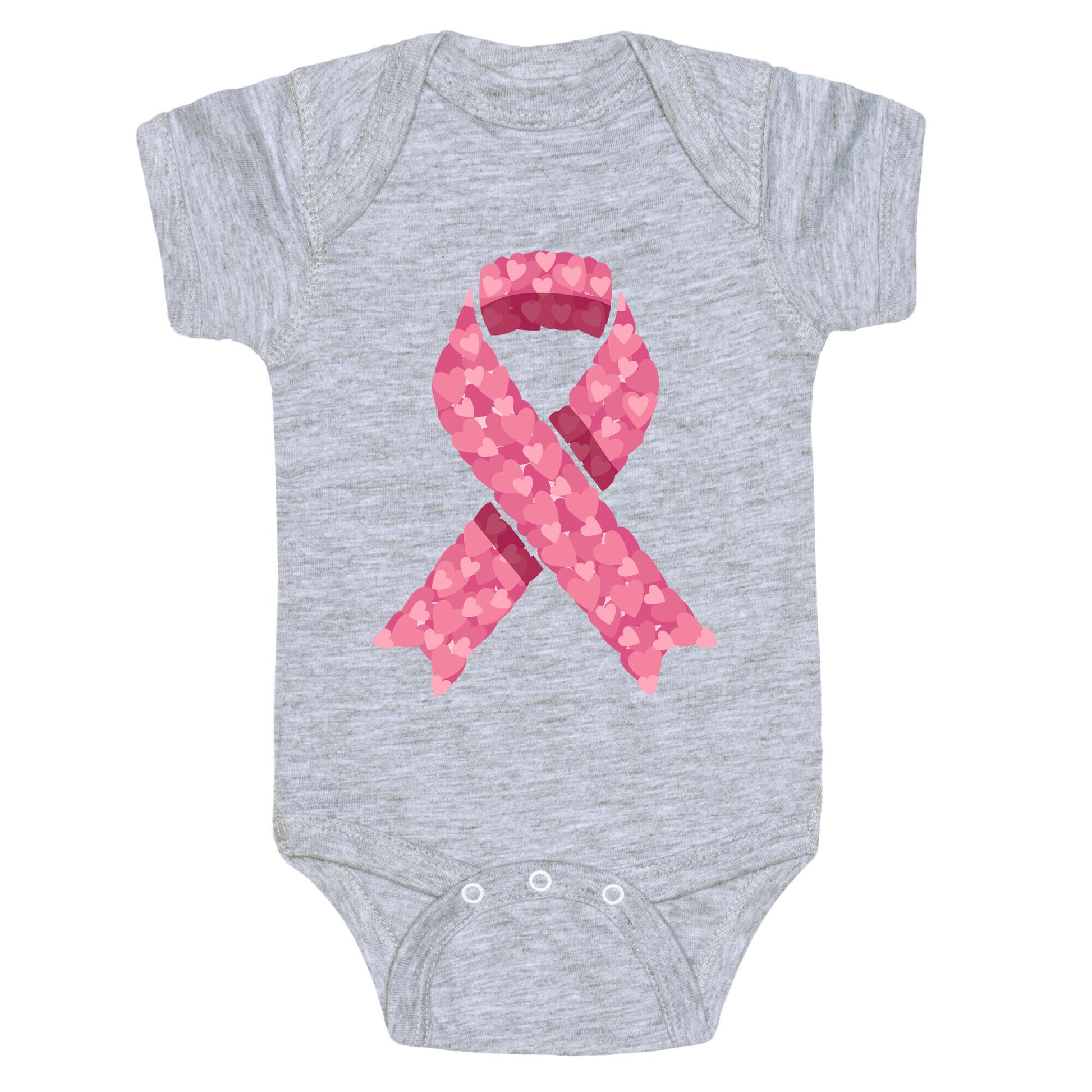 Pink Ribbon Baby One-Piece