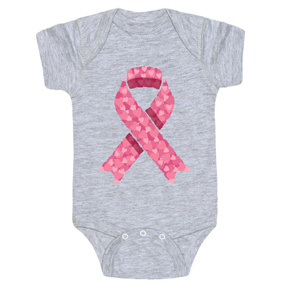 Pink Ribbon Baby One-Piece